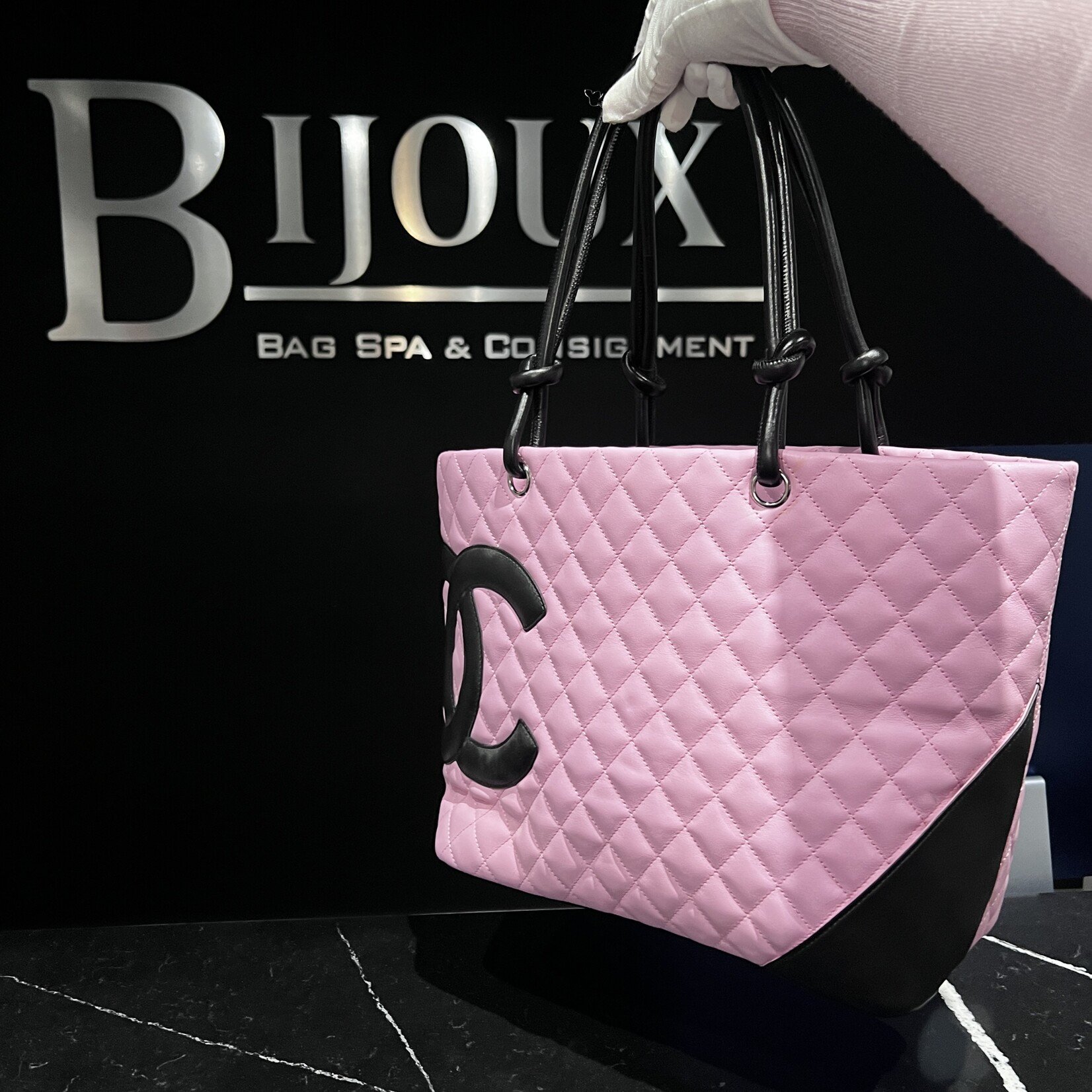 Chanel Chanel Large Pink Cambon Tote