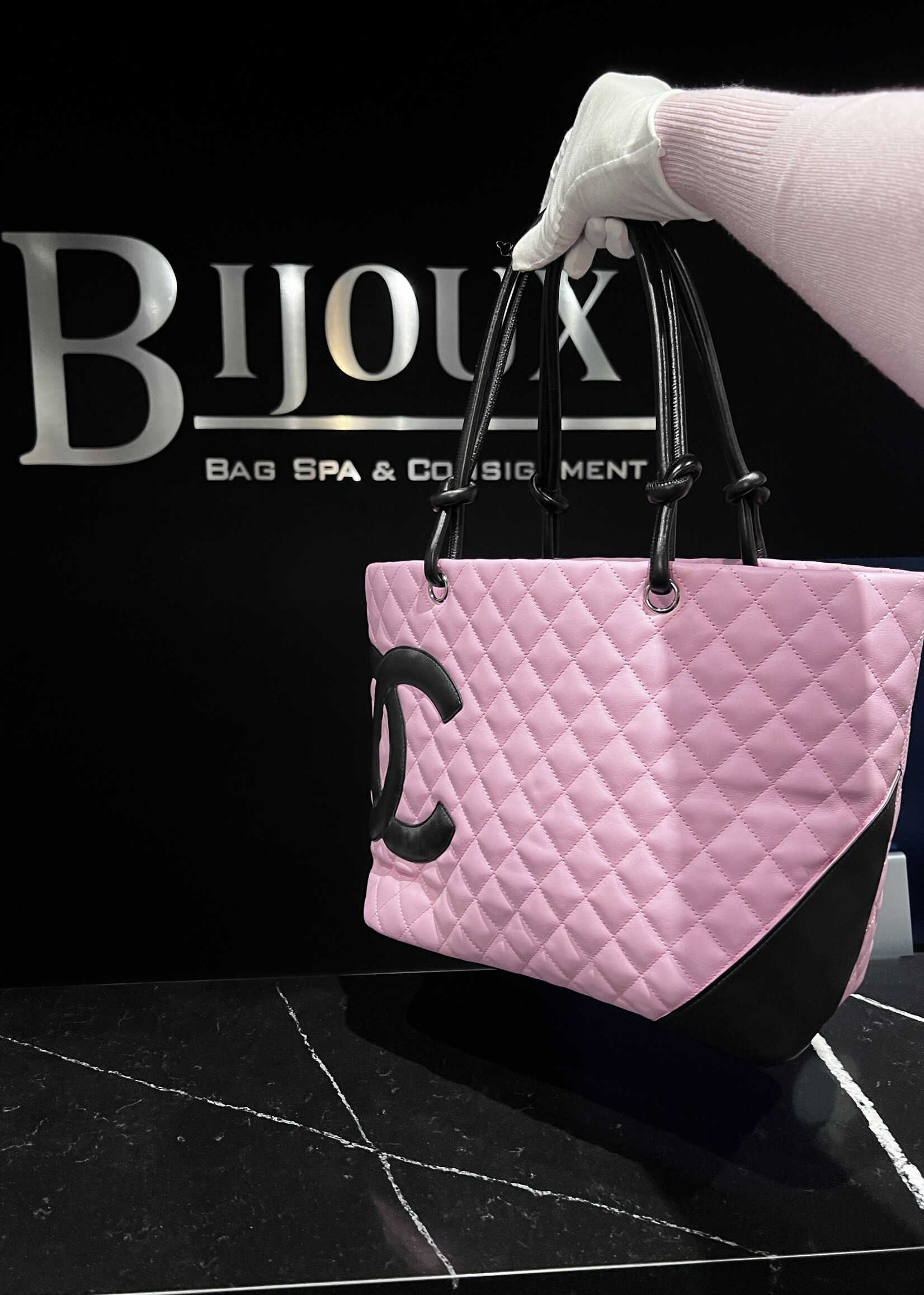 Chanel SOLD - Chanel Large Pink Cambon Tote