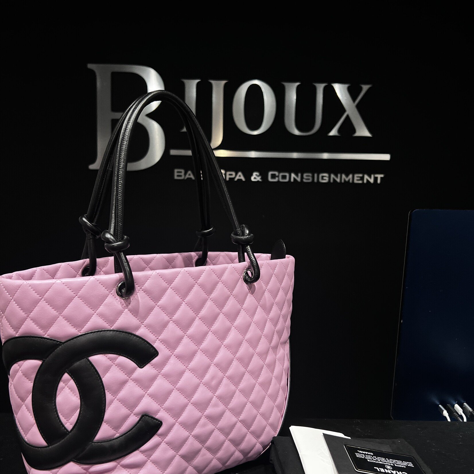 Chanel Chanel Large Pink Cambon Tote