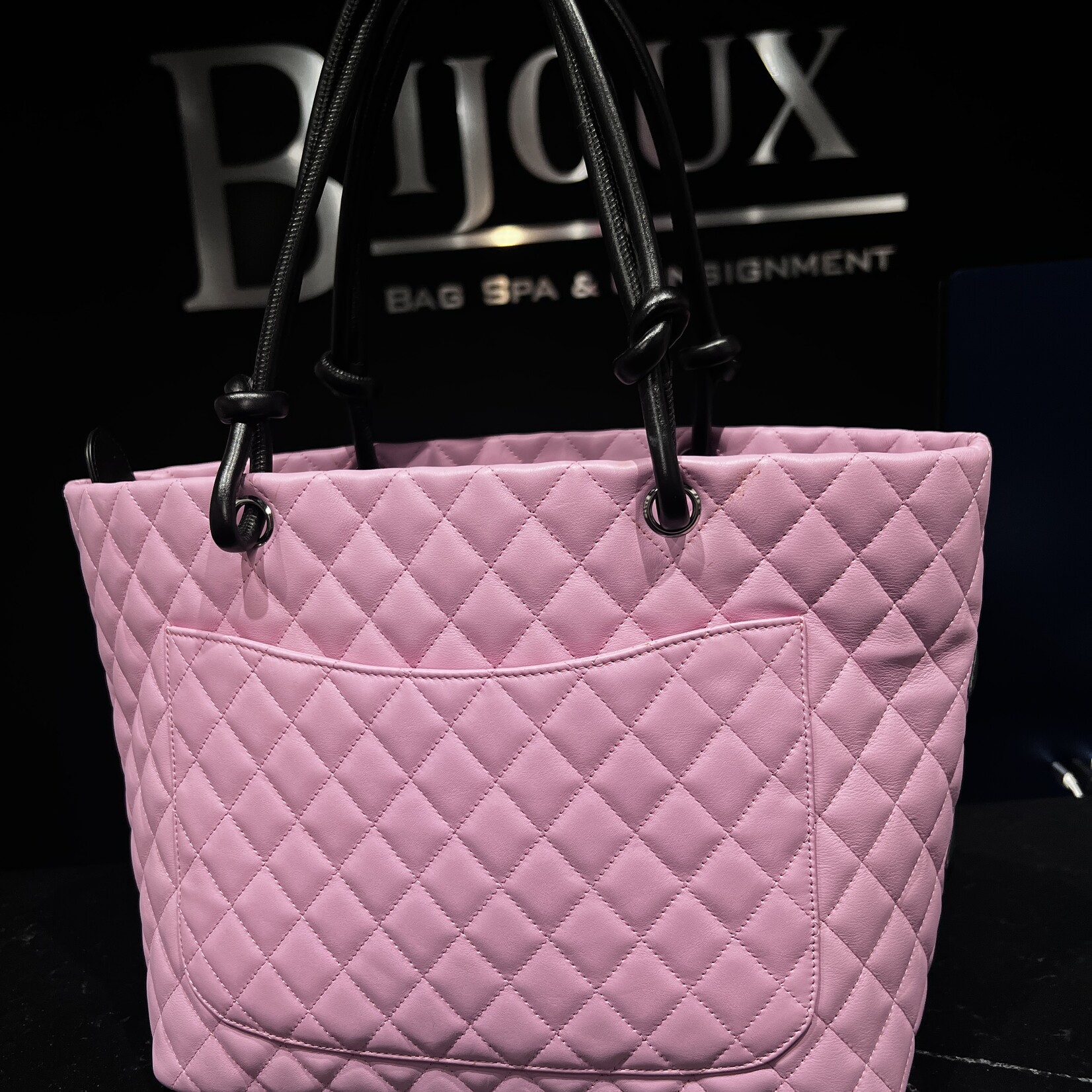 Chanel Chanel Large Pink Cambon Tote