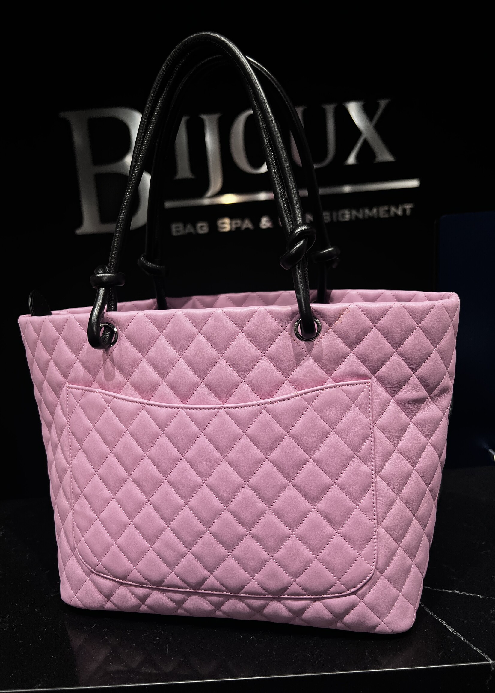 Chanel Chanel Large Pink Cambon Tote