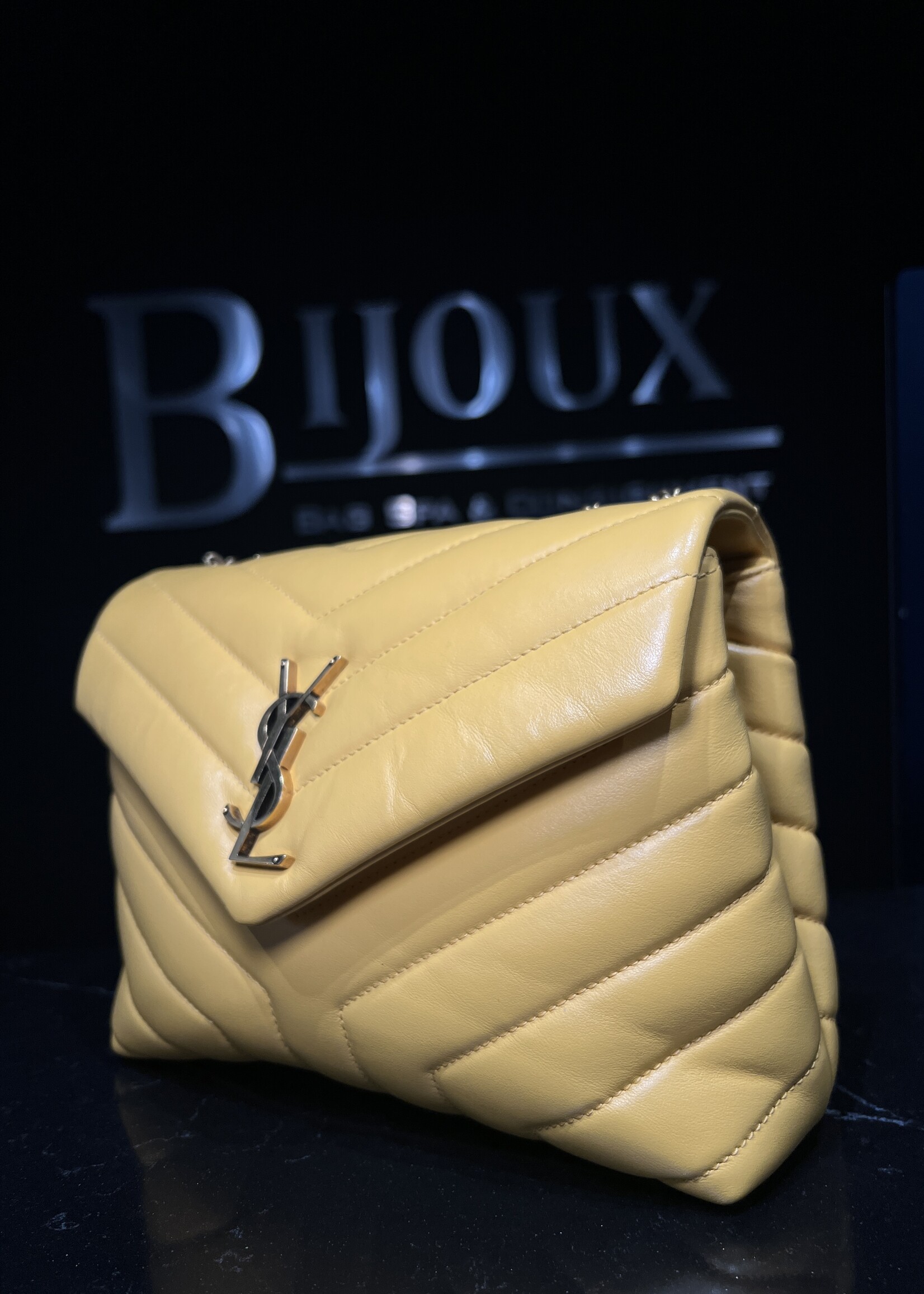 Saint Laurent Saint Laurent Yellow Small Lou