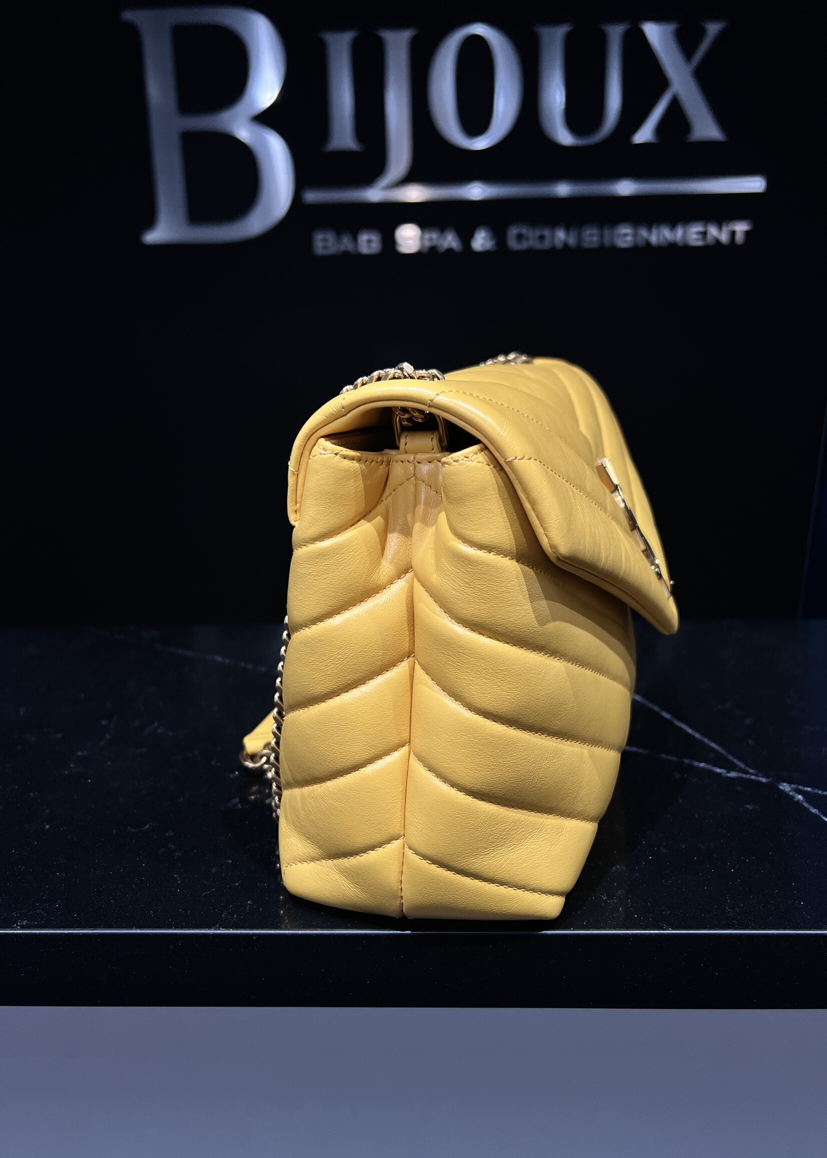 Saint Laurent Saint Laurent Yellow Small Lou