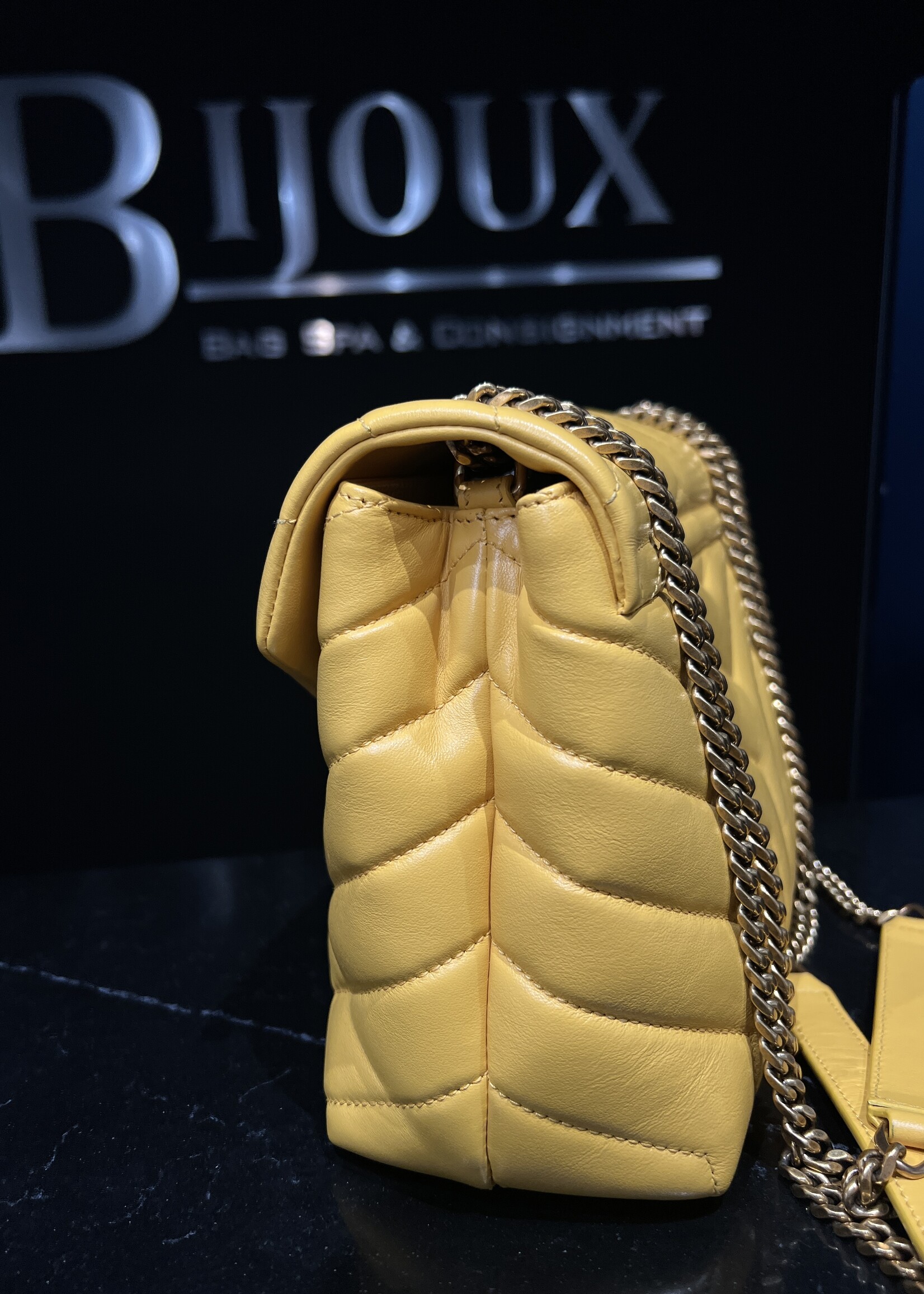 Saint Laurent Saint Laurent Yellow Small Lou