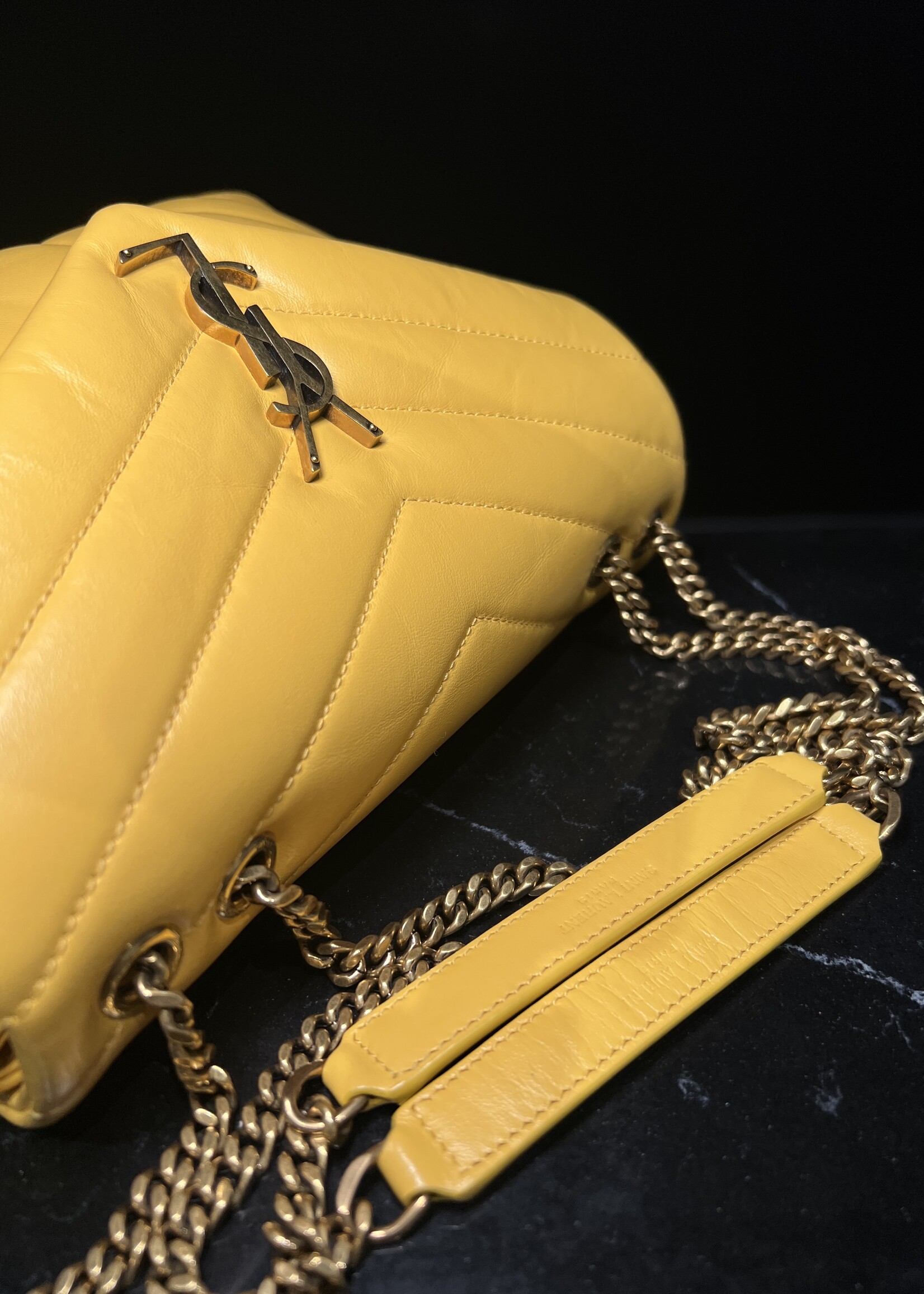 Saint Laurent Saint Laurent Yellow Small Lou
