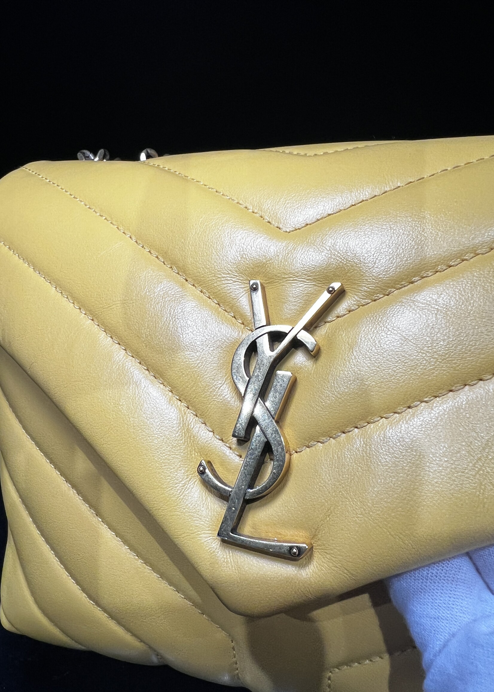 Saint Laurent Saint Laurent Yellow Small Lou