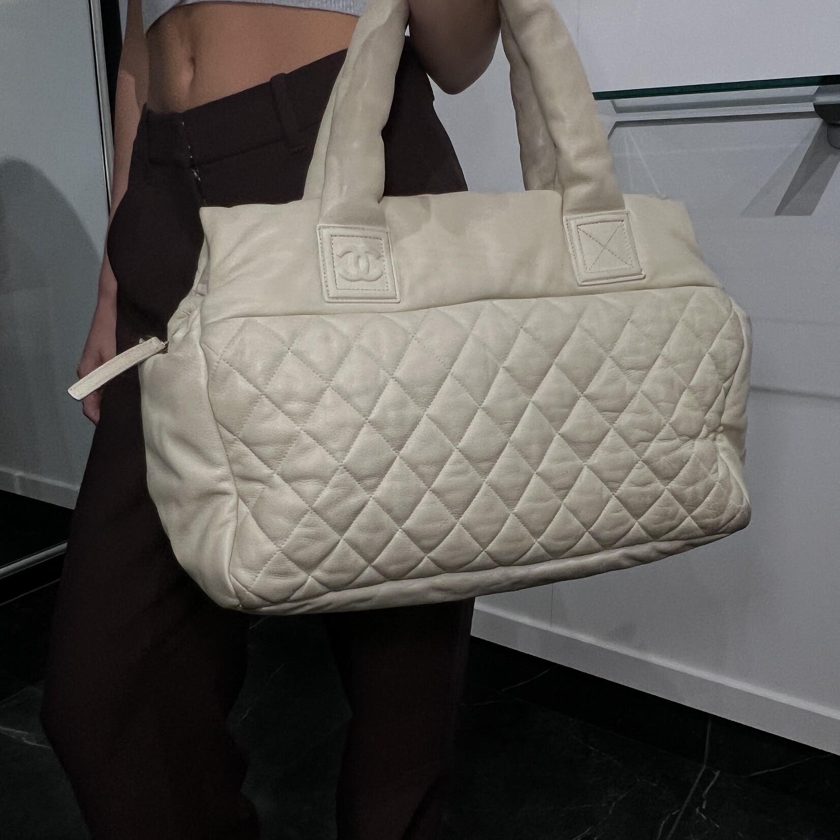 Chanel Chanel Cocoon Cream Tote