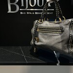 Prada Prada Studded Craquele Handle Bag
