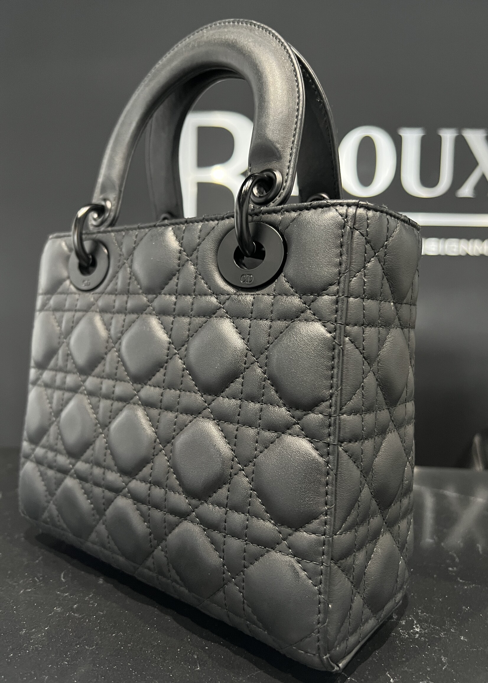 Christian Dior SOLD- Christian Dior Lady Dior Small Ultra Matte Calfskin