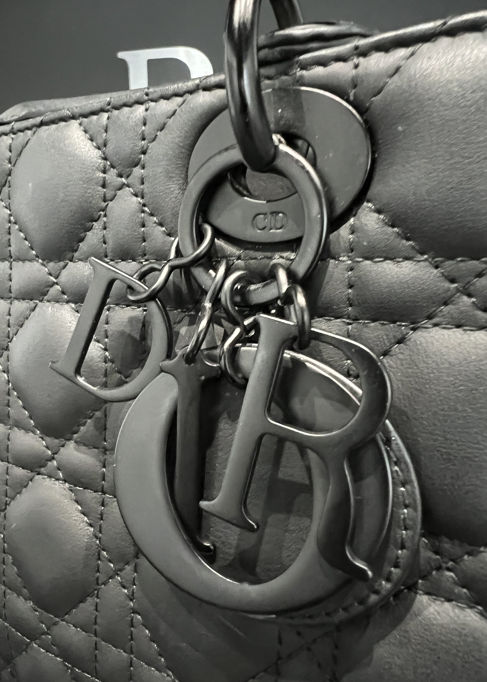 Christian Dior SOLD- Christian Dior Lady Dior Small Ultra Matte Calfskin