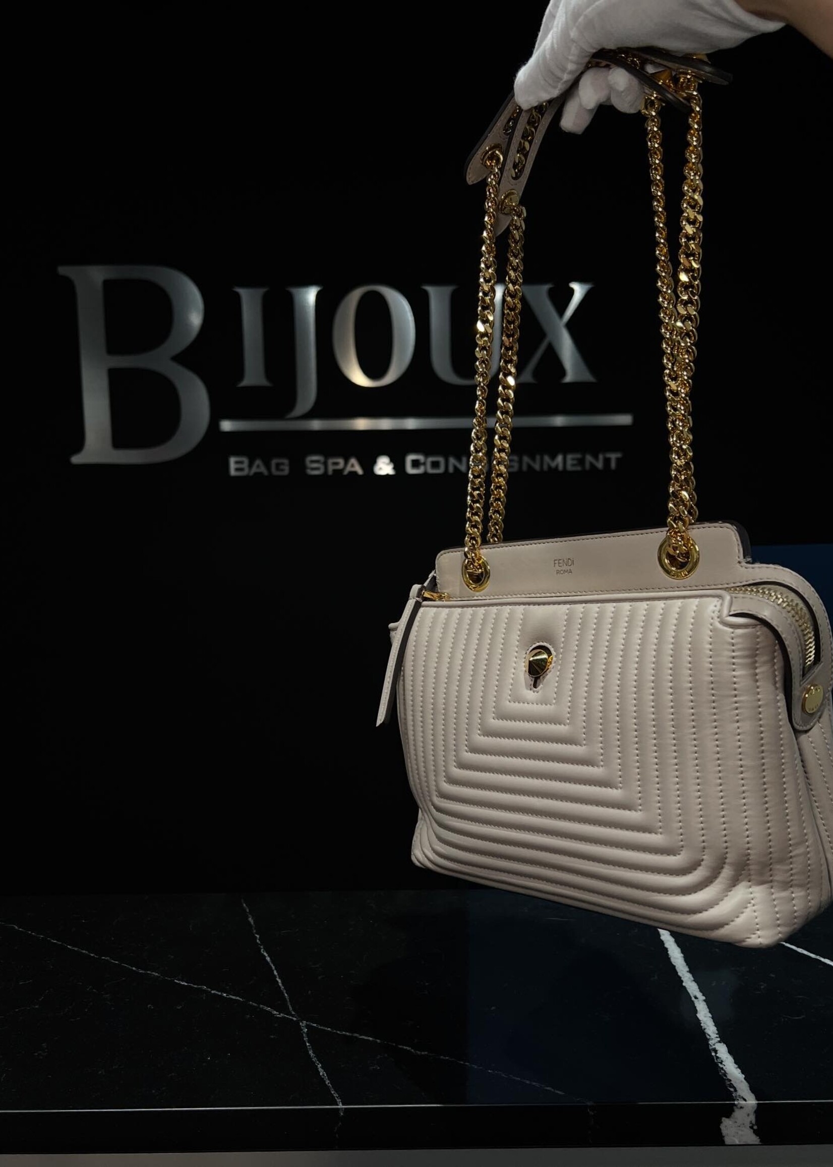 Fendi SOLD - Fendi Dot Com Small Chain