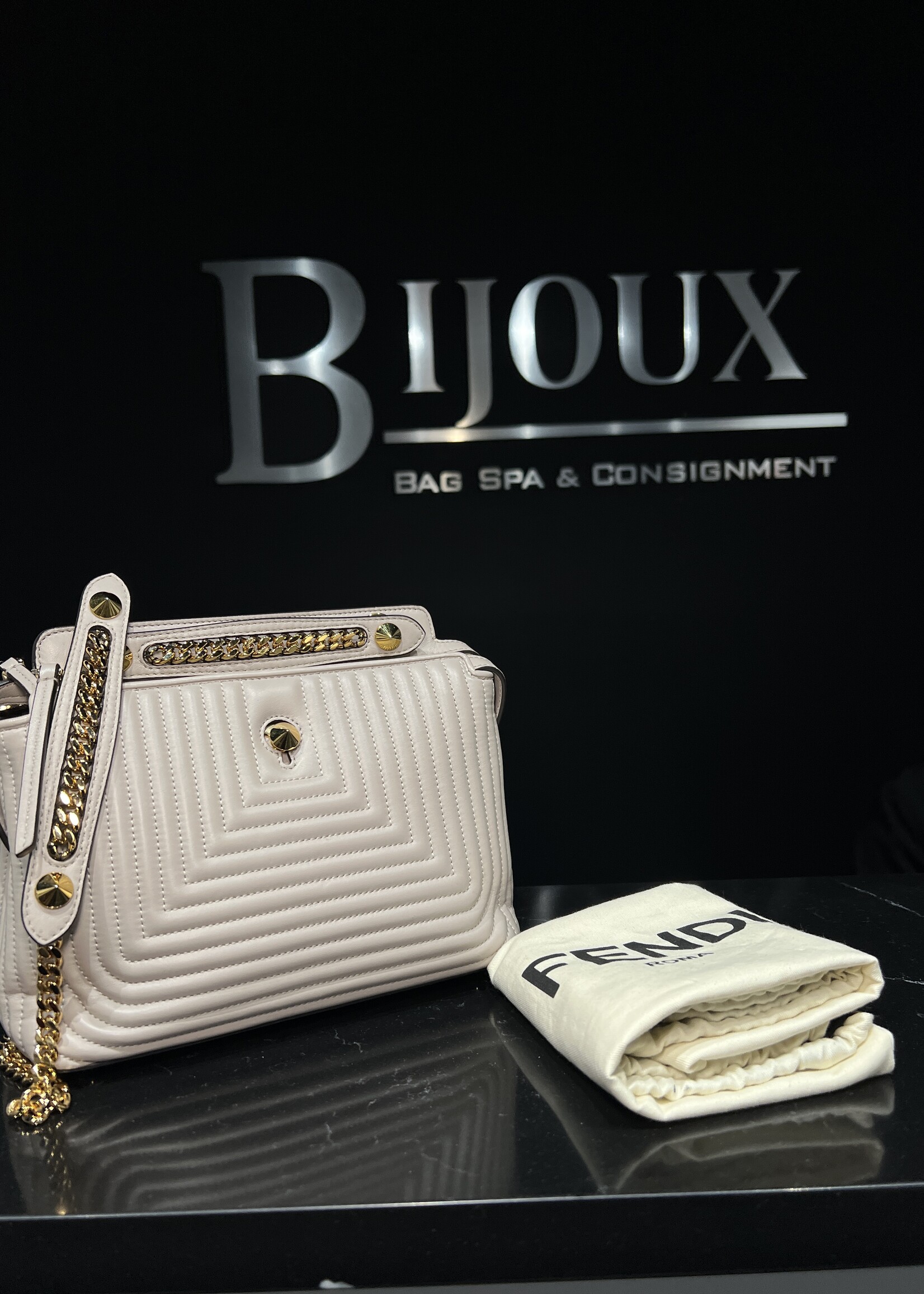 Fendi SOLD - Fendi Dot Com Small Chain