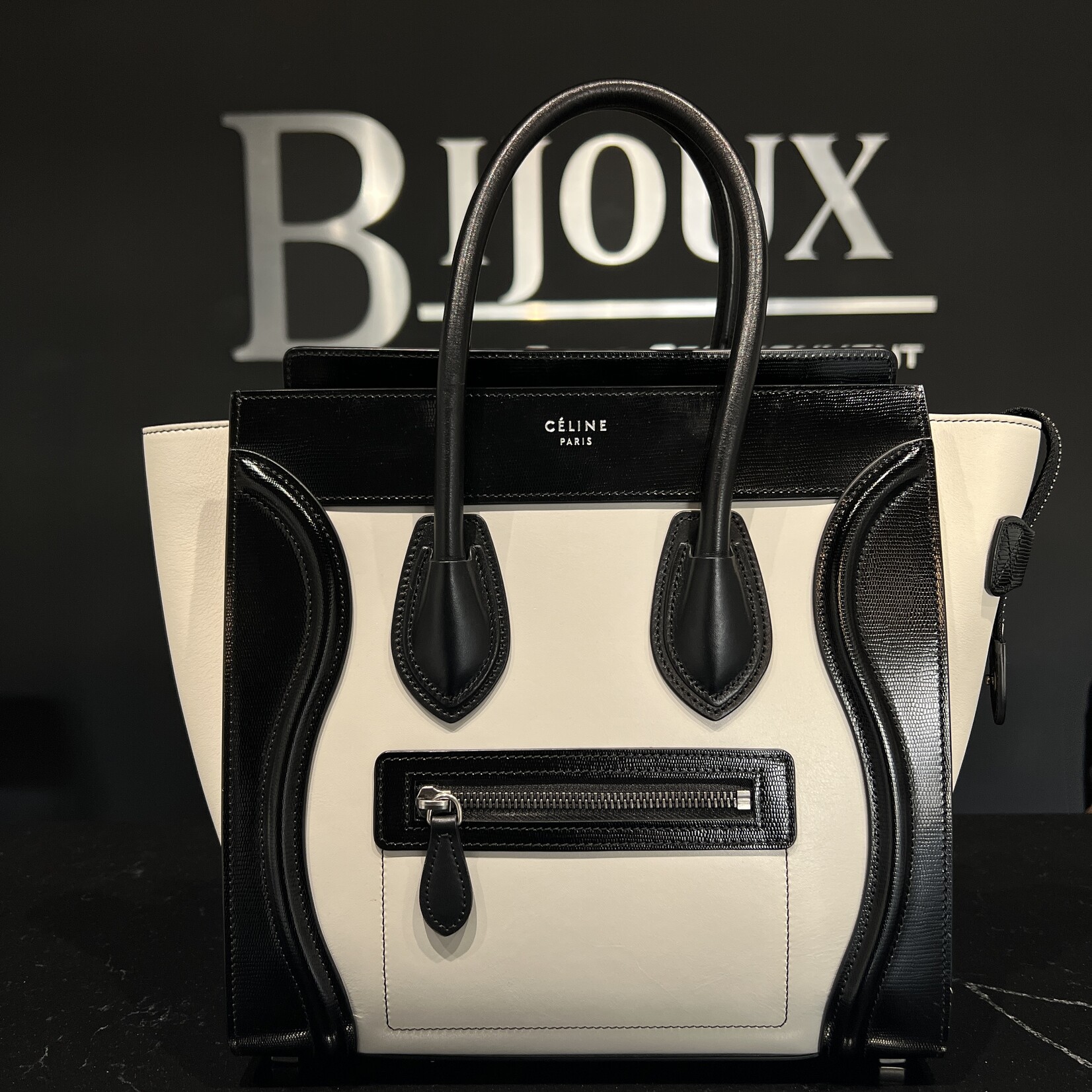 Celine Celine Bicolour Luggage Small