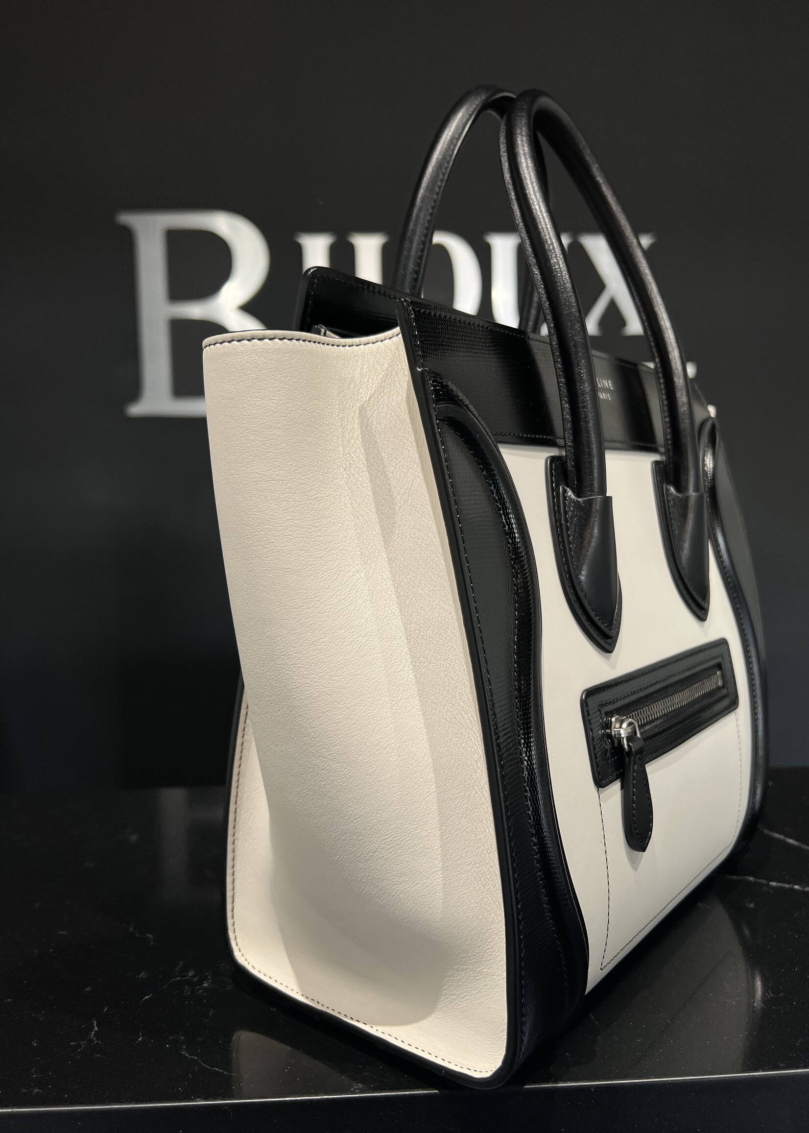 Celine SOLD - Celine Bicolour Luggage Small