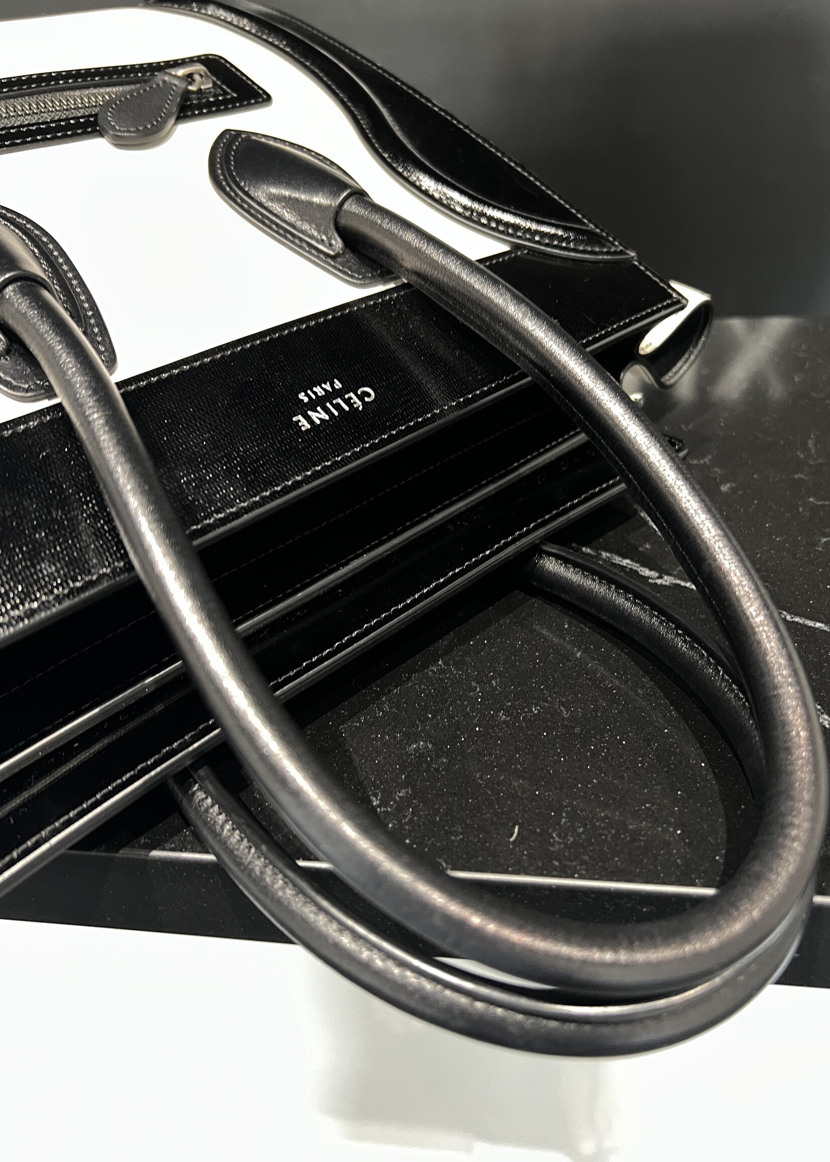 Celine SOLD - Celine Bicolour Luggage Small