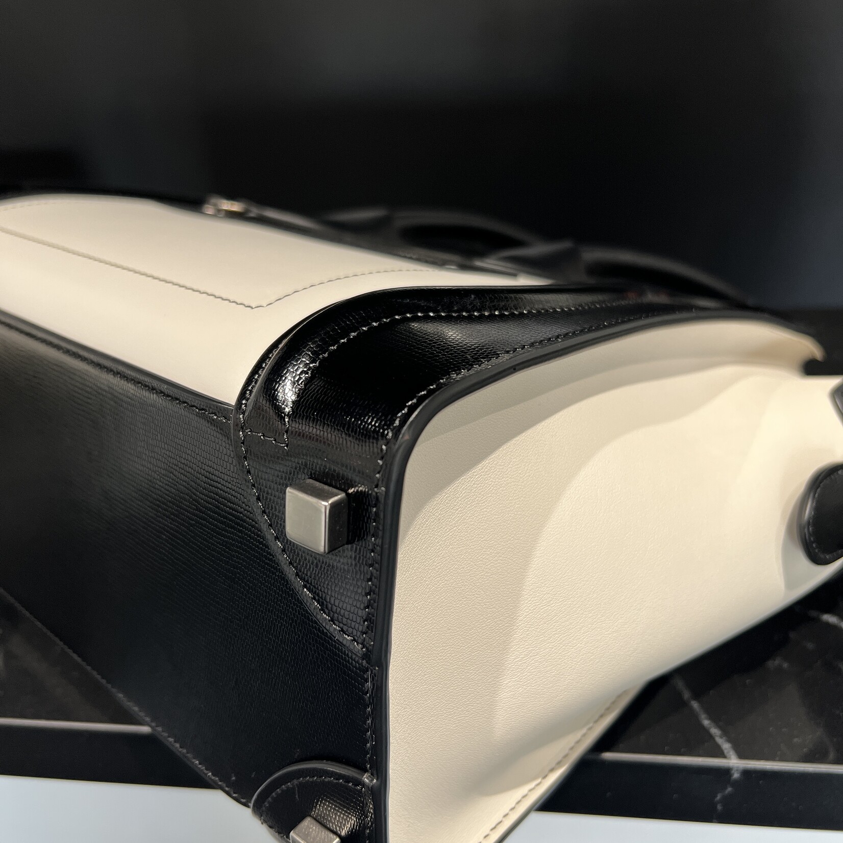 Celine Celine Bicolour Luggage Small