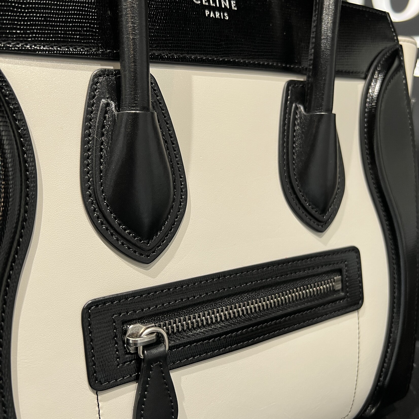 Celine Celine Bicolour Luggage Small