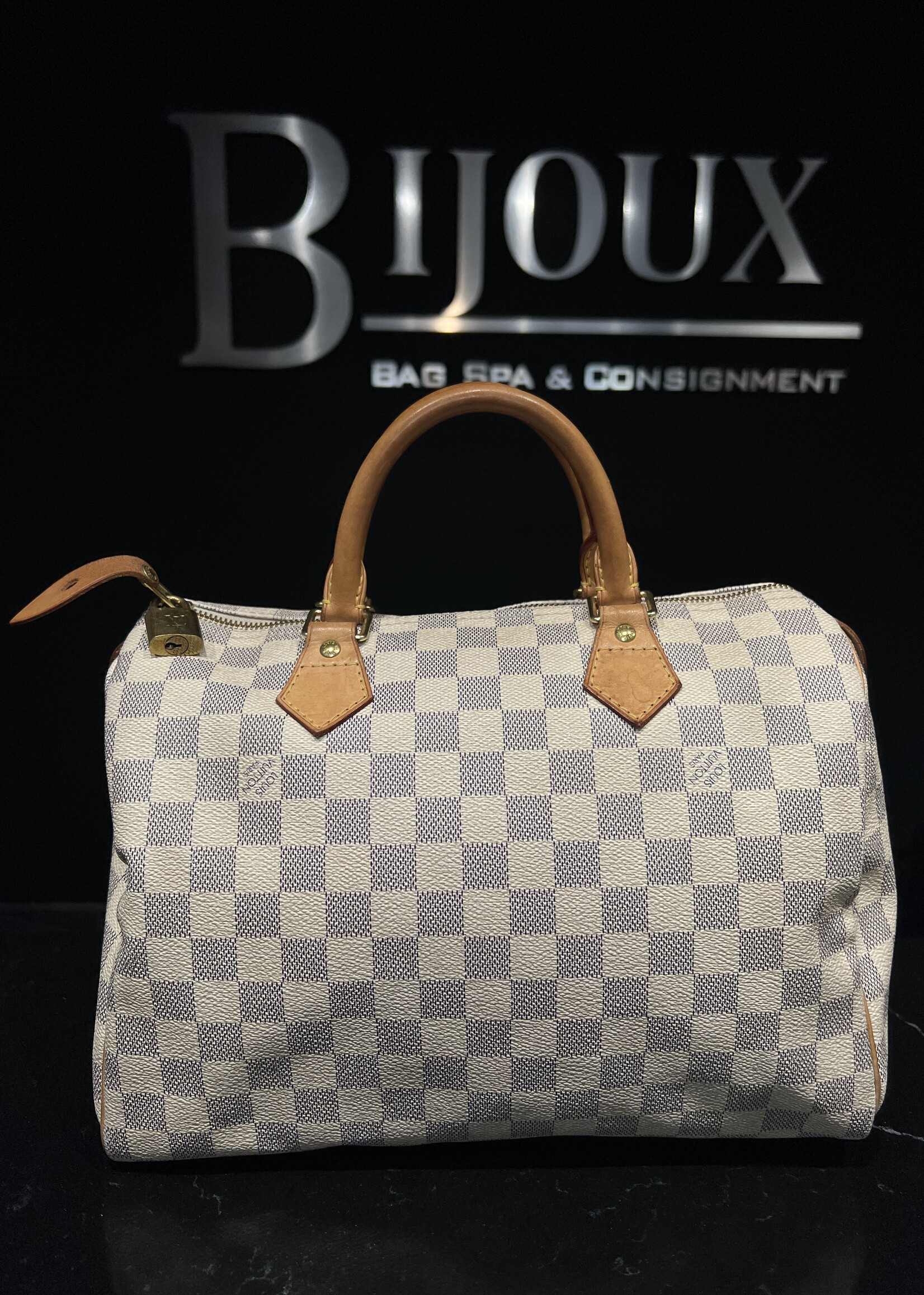 Louis Vuitton SOLD - Louis Vuitton Damier Azur Speedy 30