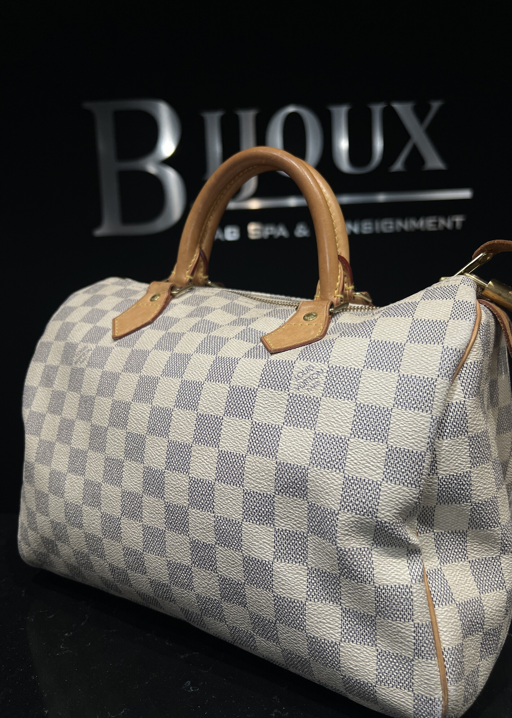 Louis Vuitton SOLD - Louis Vuitton Damier Azur Speedy 30