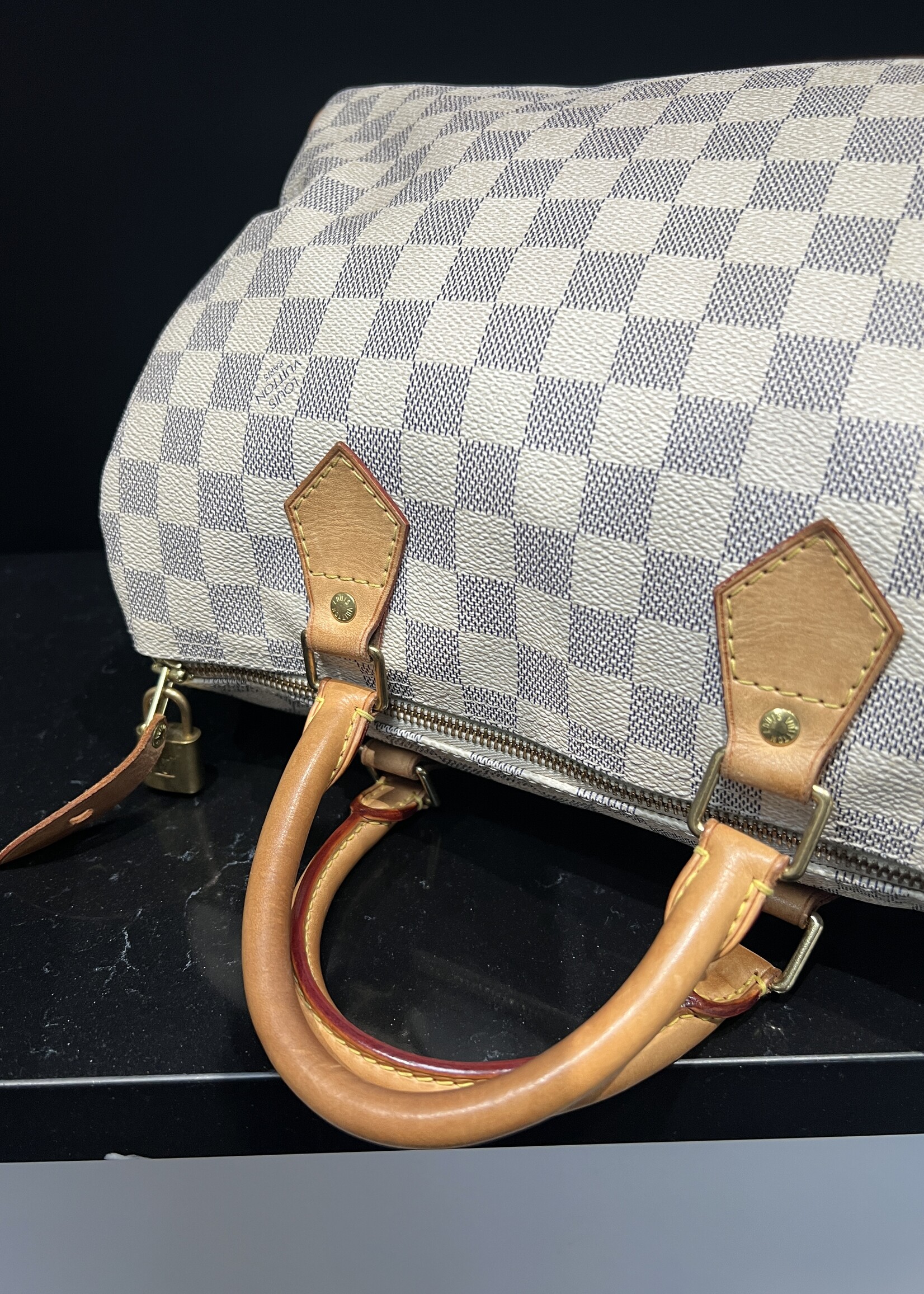 Louis Vuitton SOLD - Louis Vuitton Damier Azur Speedy 30