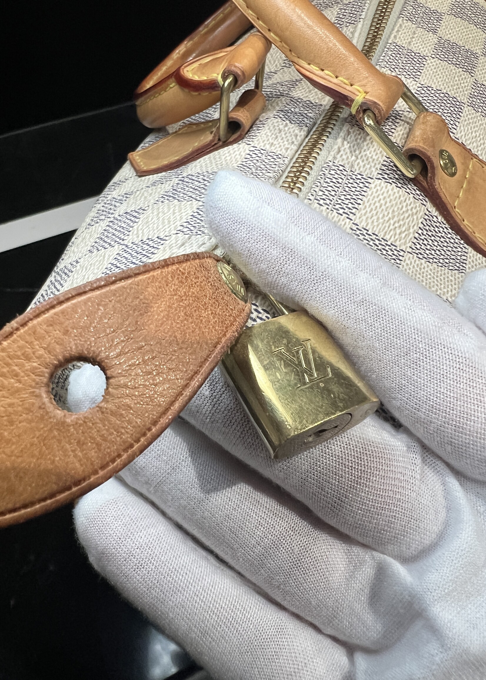 Louis Vuitton SOLD - Louis Vuitton Damier Azur Speedy 30