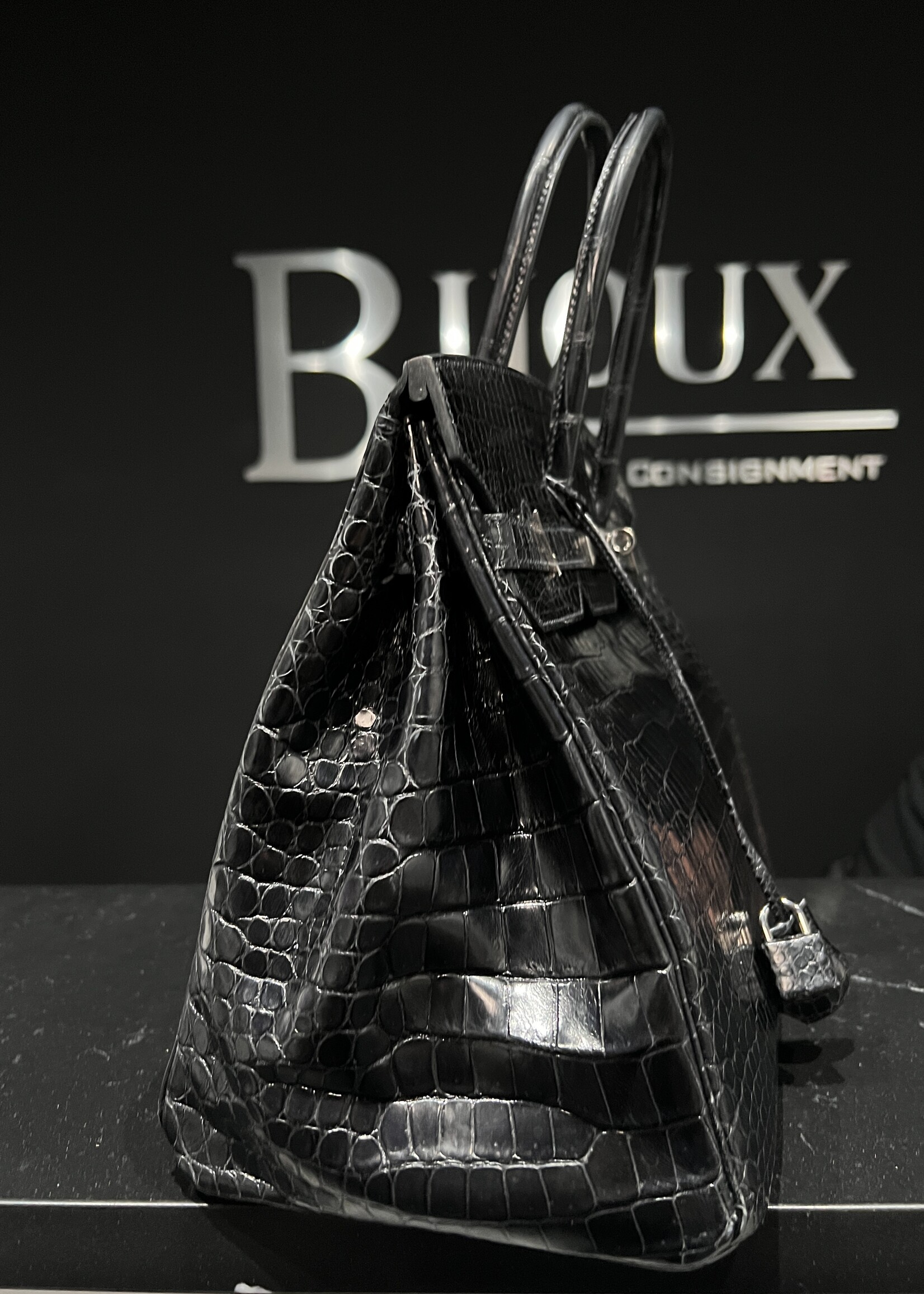 Hermes Hermes Birkin 35 Crocodile PHW