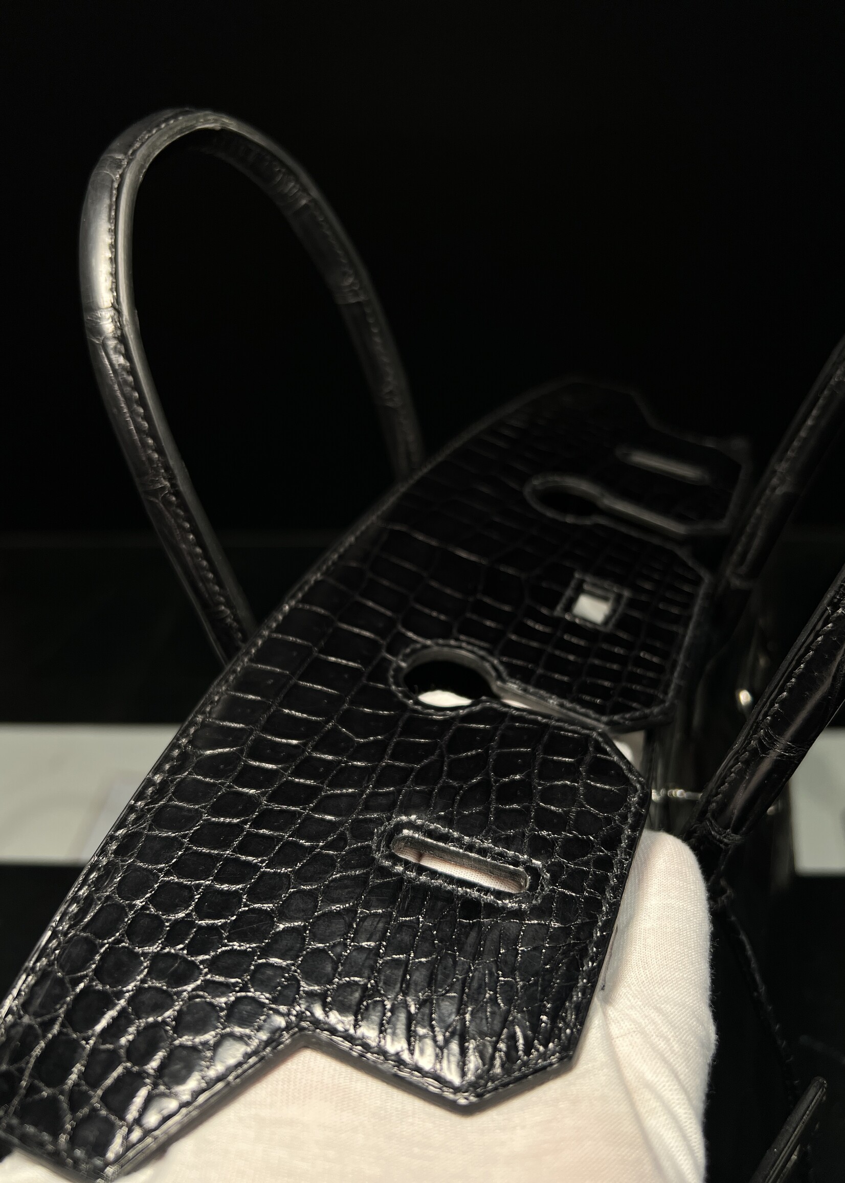 Hermes Hermes Birkin 35 Crocodile PHW