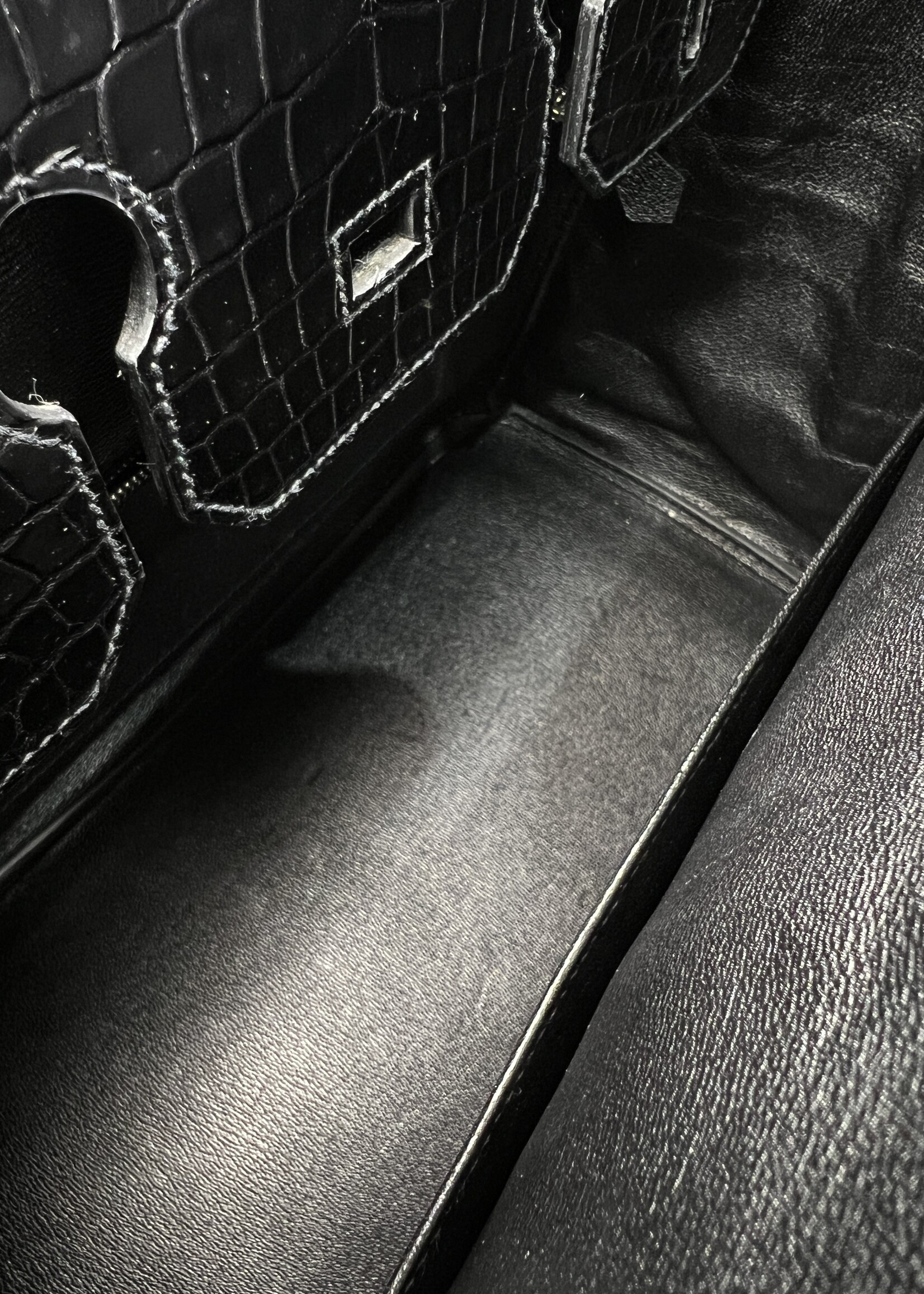 Hermes Hermes Birkin 35 Crocodile PHW