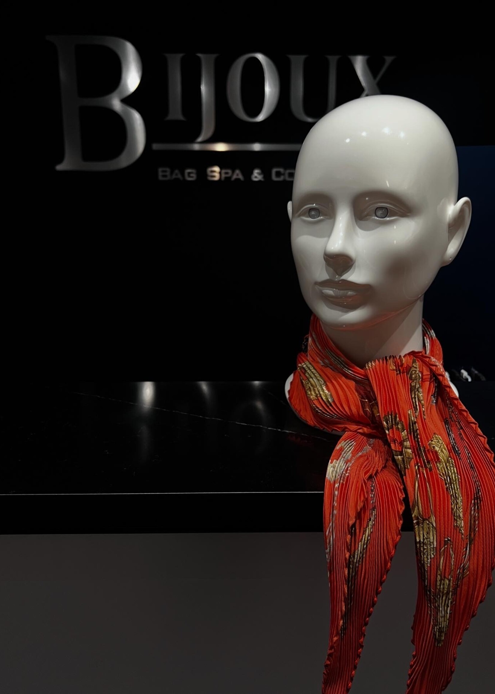 Hermes Hermes Pleated Scarf