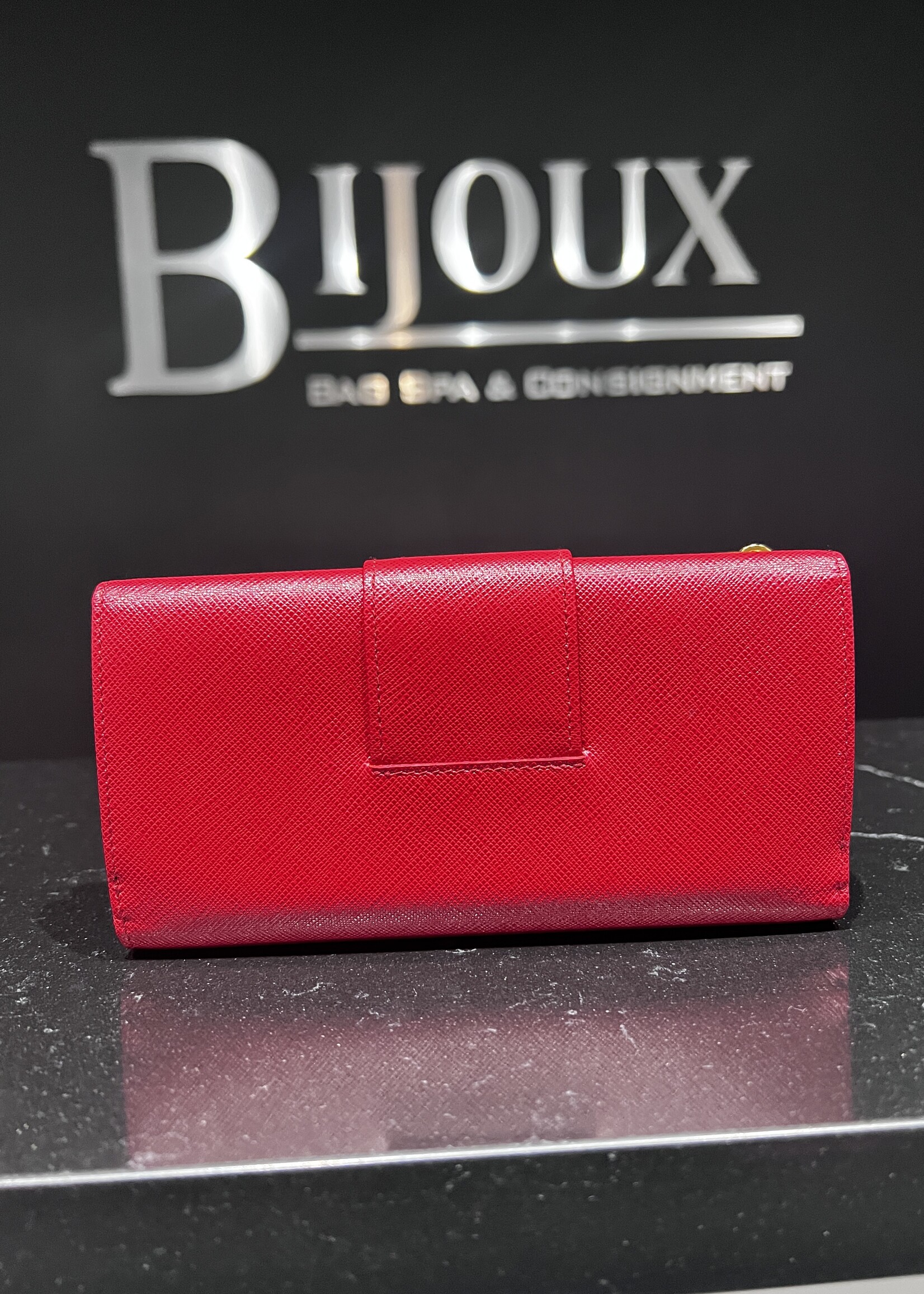 Prada SOLD- Prada Saffiano Zippy Wallet