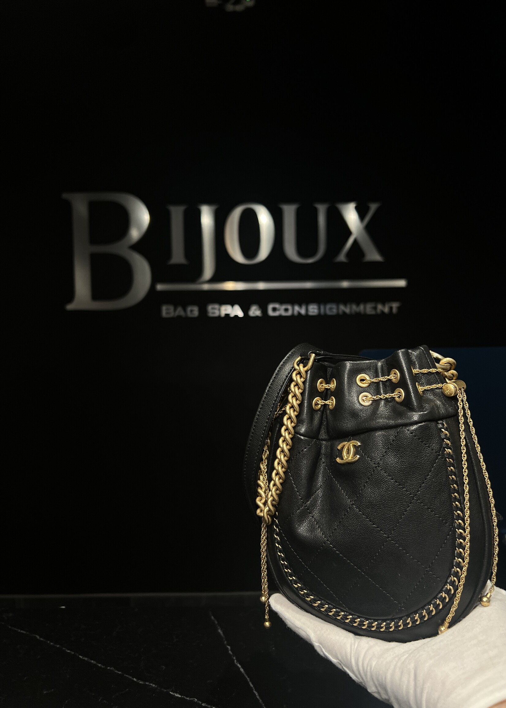 Chanel SOLD - Chanel 25 Series DrawString Bucket Bag