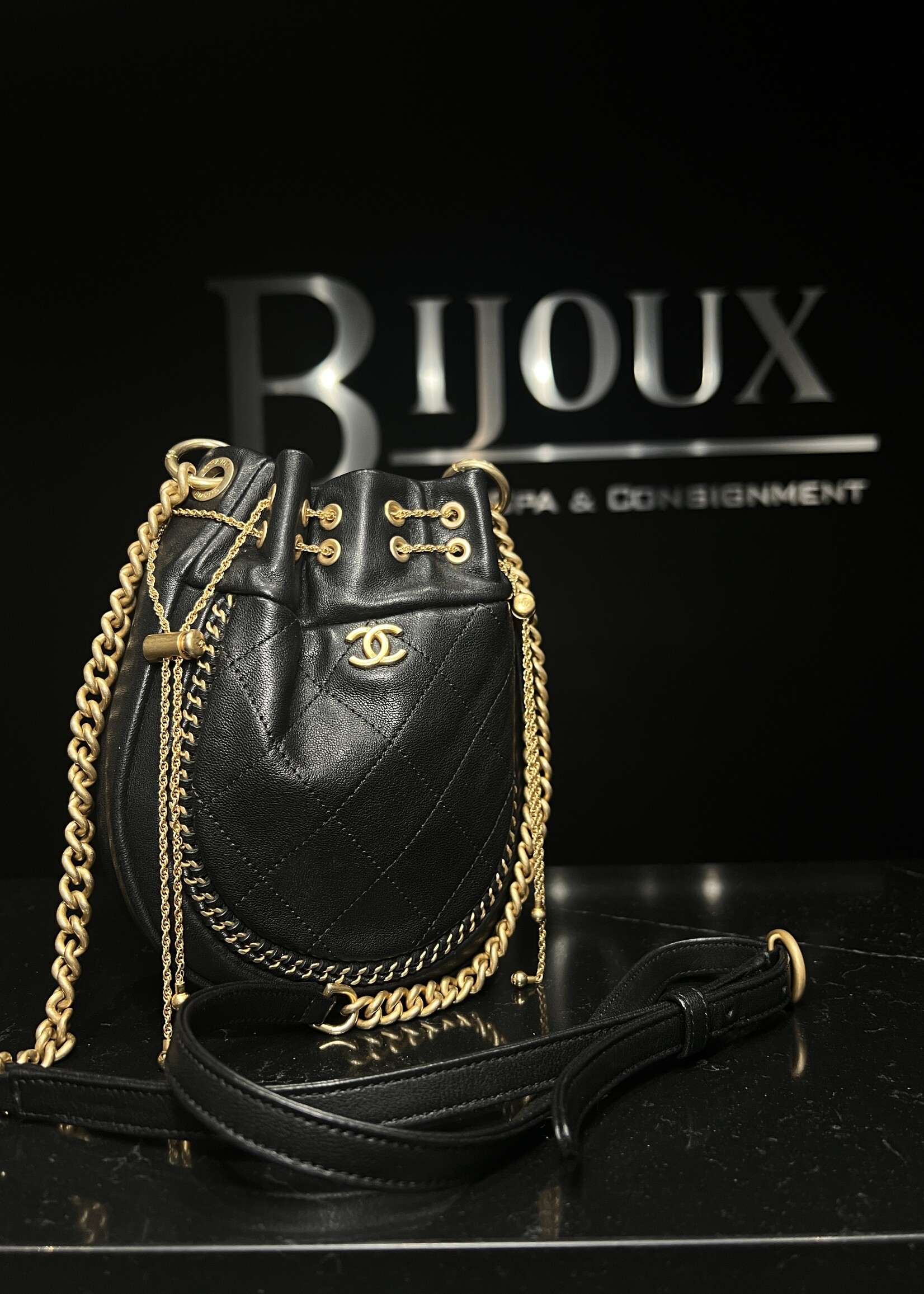 Chanel SOLD - Chanel 25 Series DrawString Bucket Bag