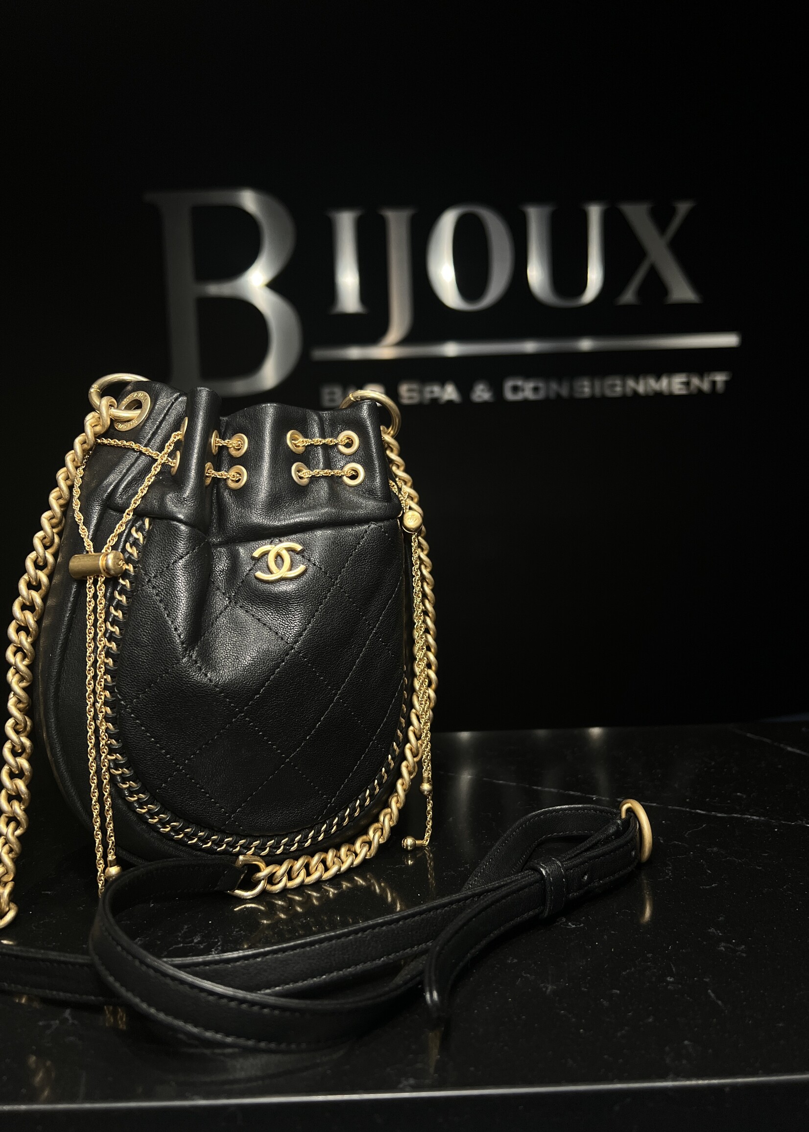 Chanel SOLD - Chanel 25 Series DrawString Bucket Bag