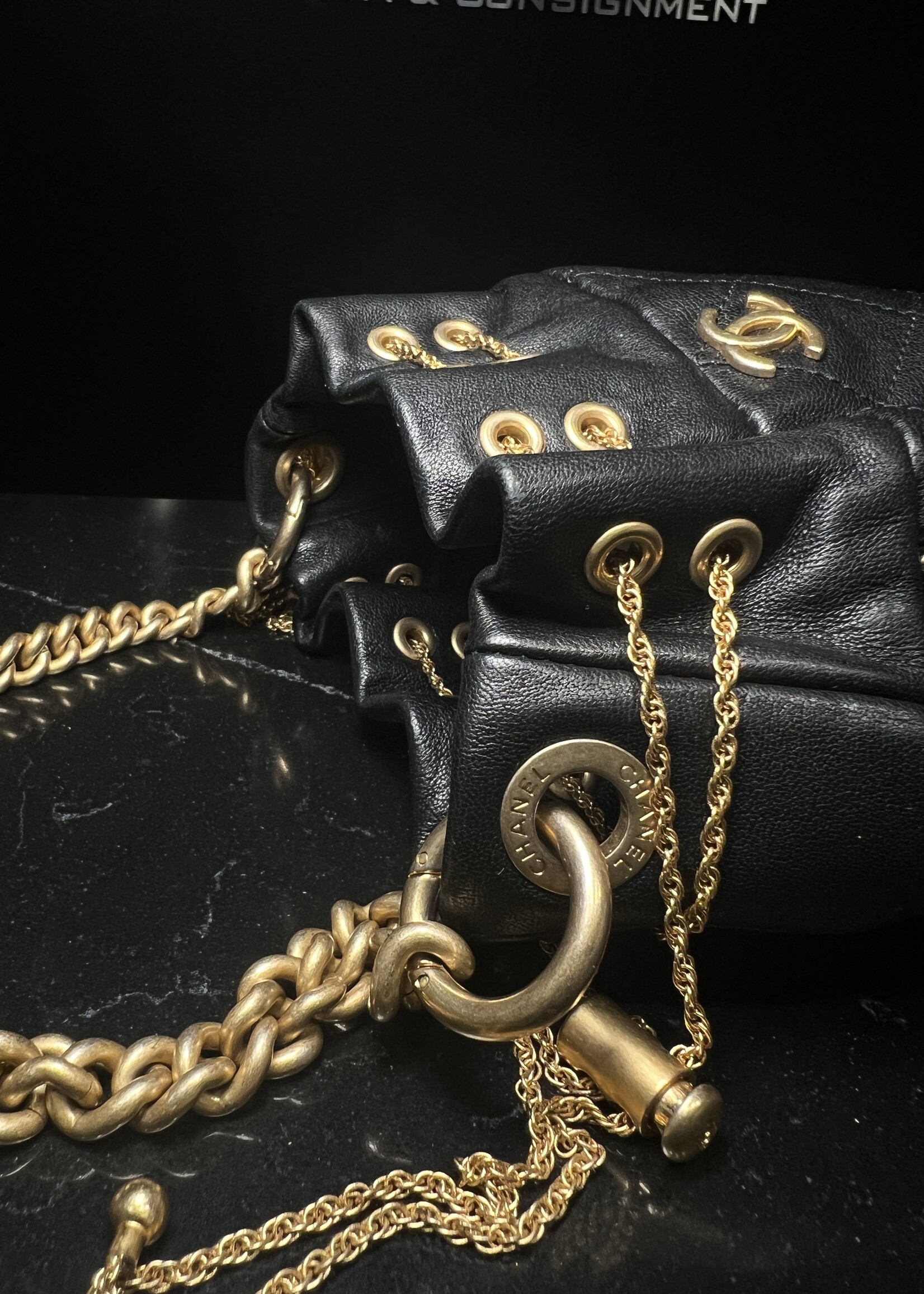 Chanel SOLD - Chanel 25 Series DrawString Bucket Bag