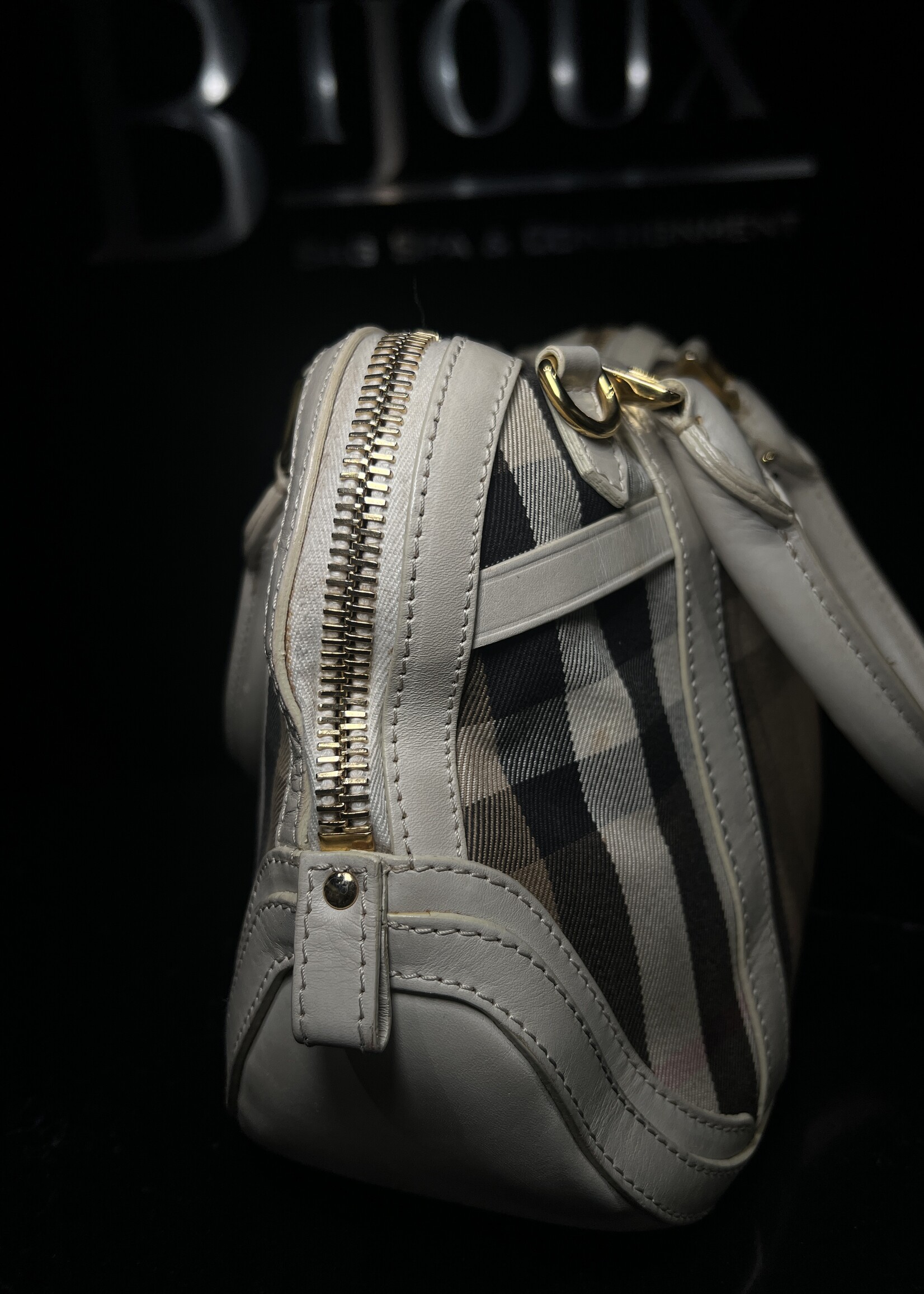 Burberry SOLD - Burberry House Check Orchard Bowling Bag