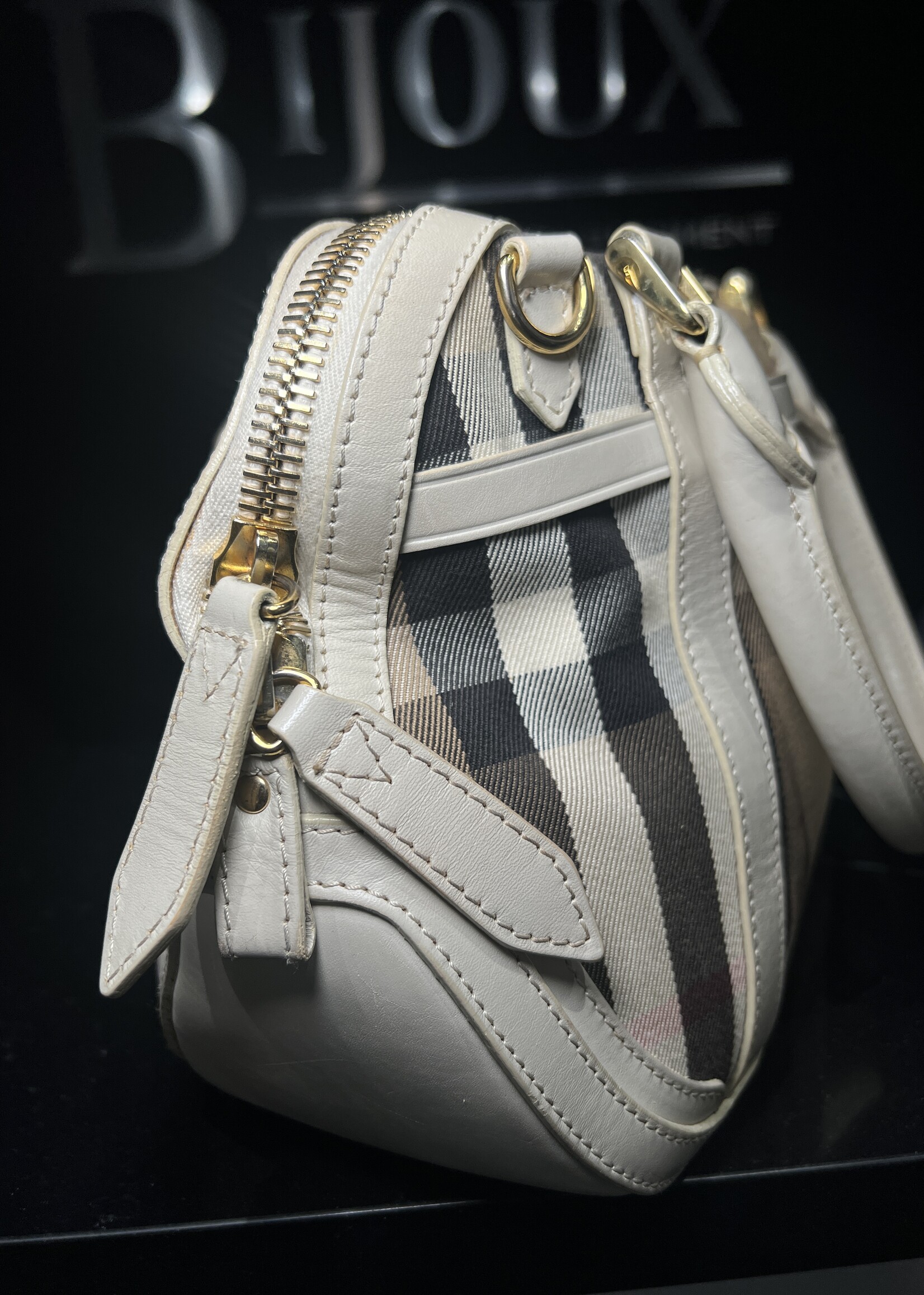 Burberry SOLD - Burberry House Check Orchard Bowling Bag