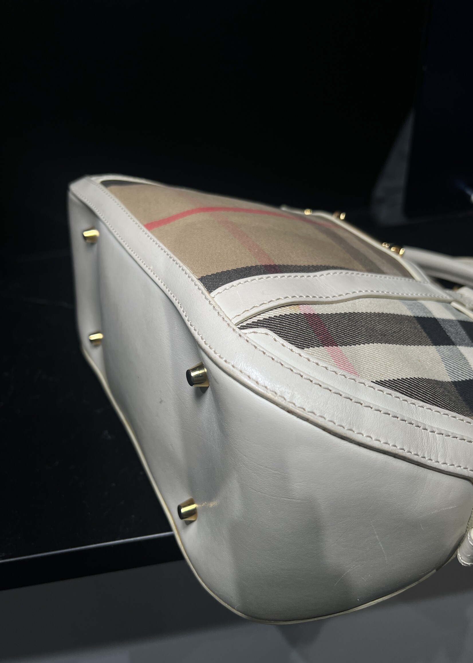 Burberry SOLD - Burberry House Check Orchard Bowling Bag