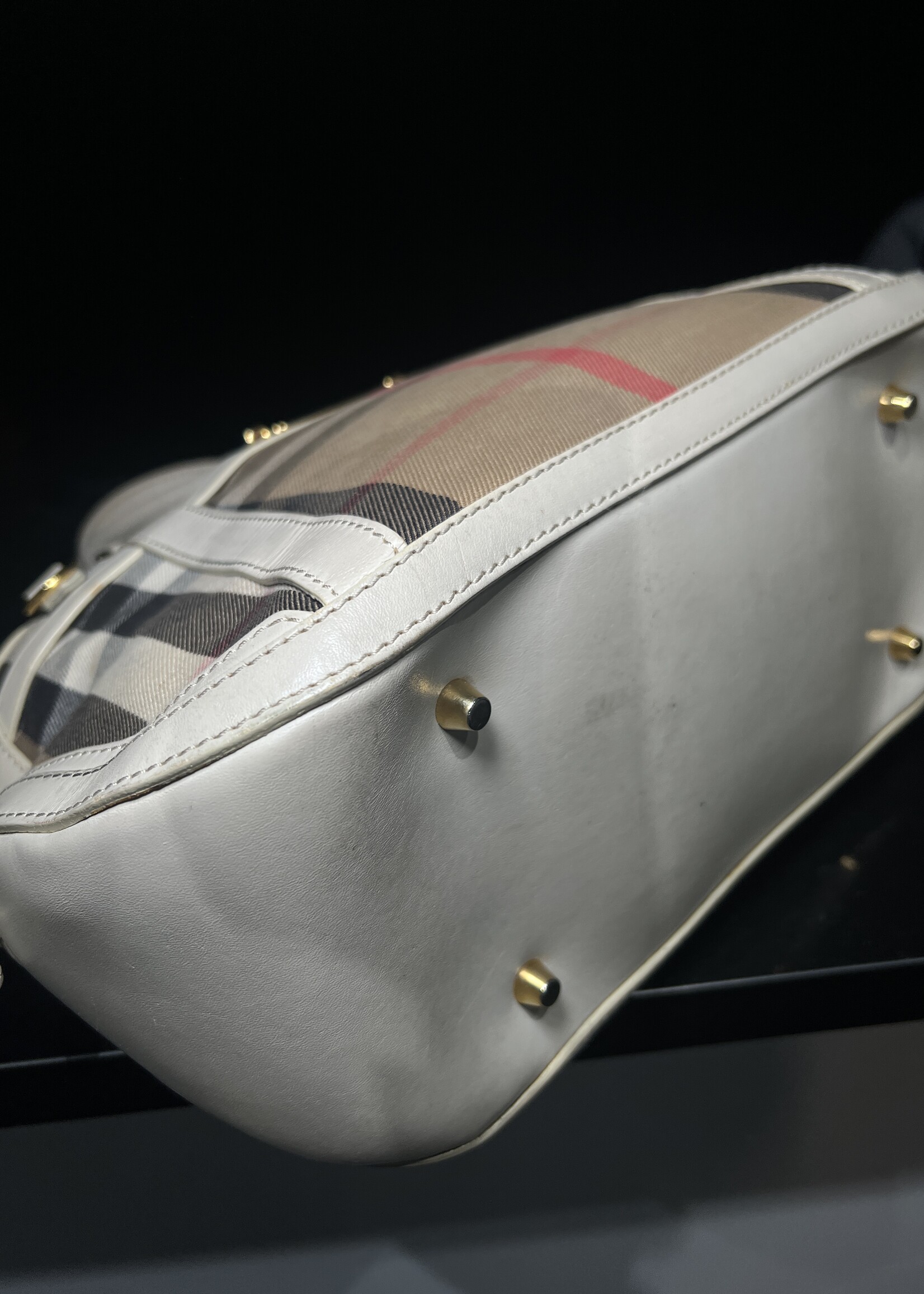 Burberry SOLD - Burberry House Check Orchard Bowling Bag