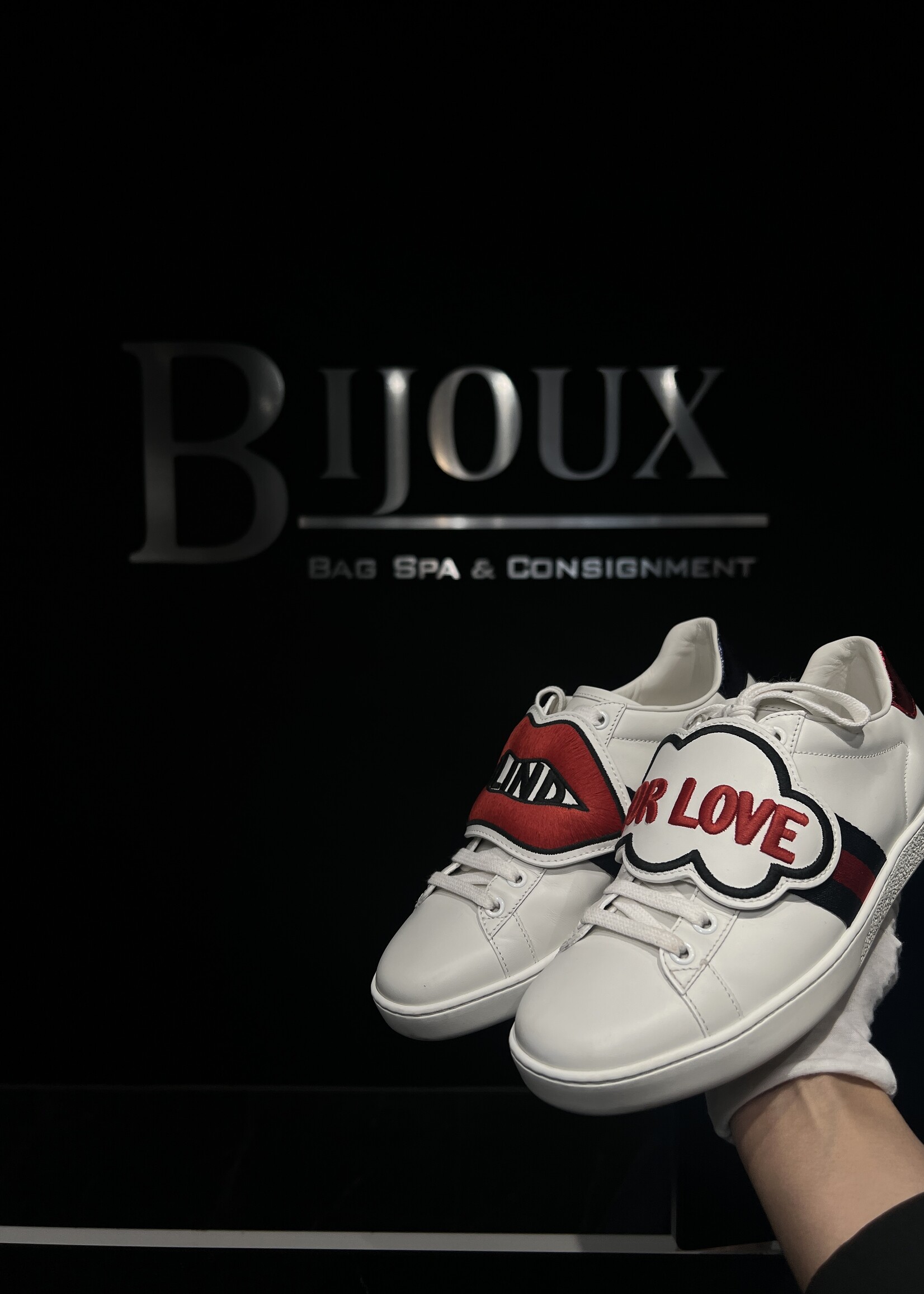 Gucci Gucci Ace Sneaker Heart 37.5