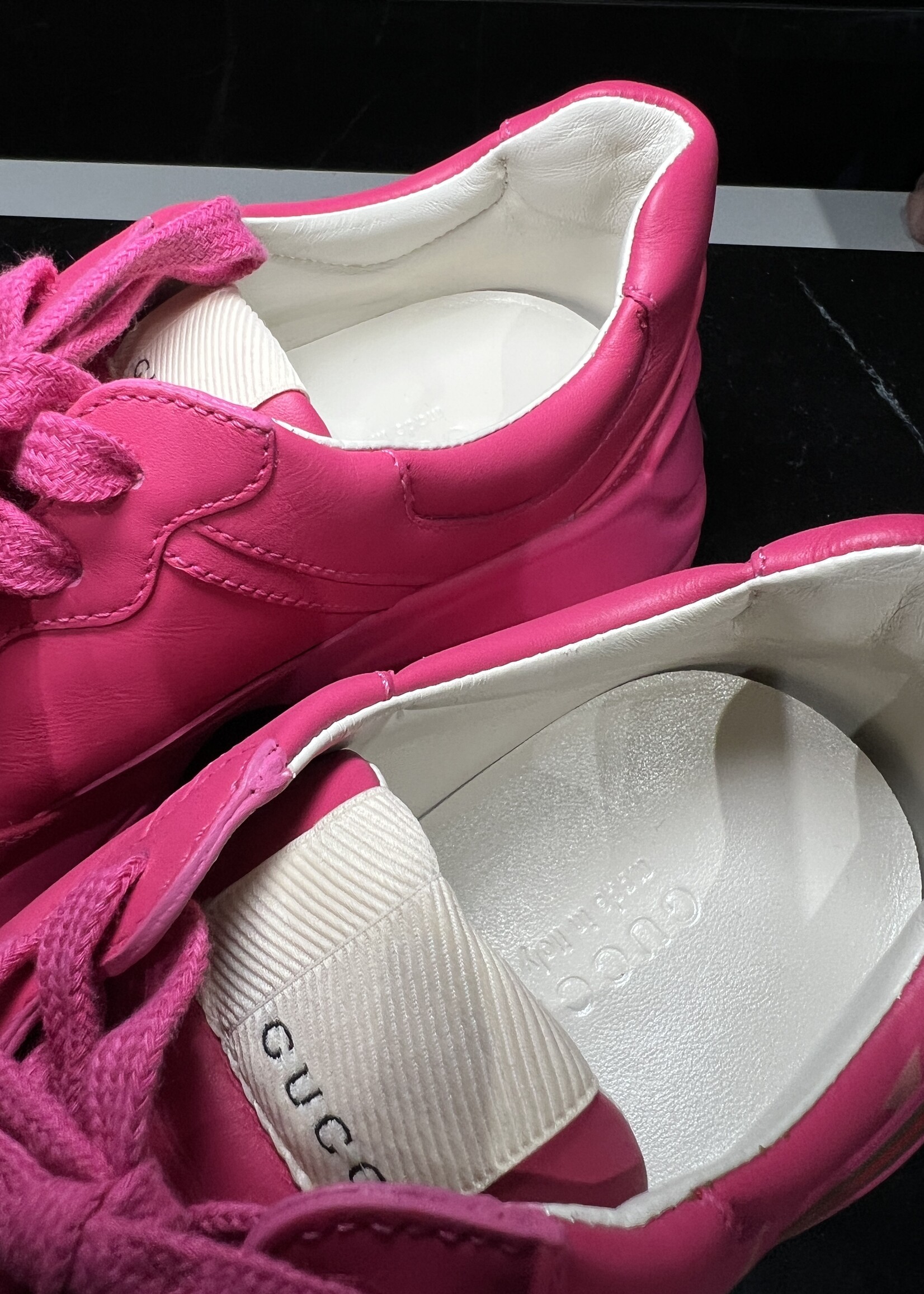 Gucci Gucci Pink Rhyton Sneaker 37.5