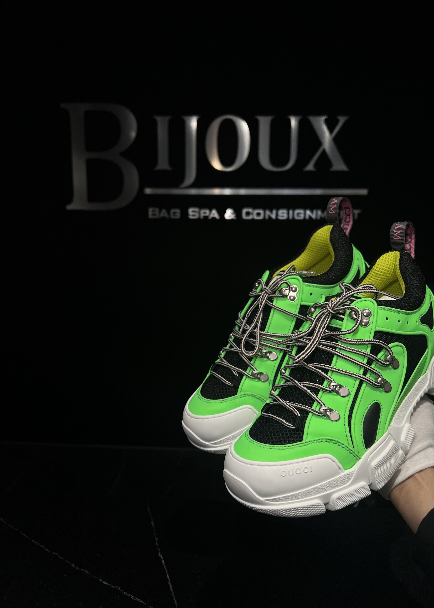 Gucci Gucci Green Flashtrek -8