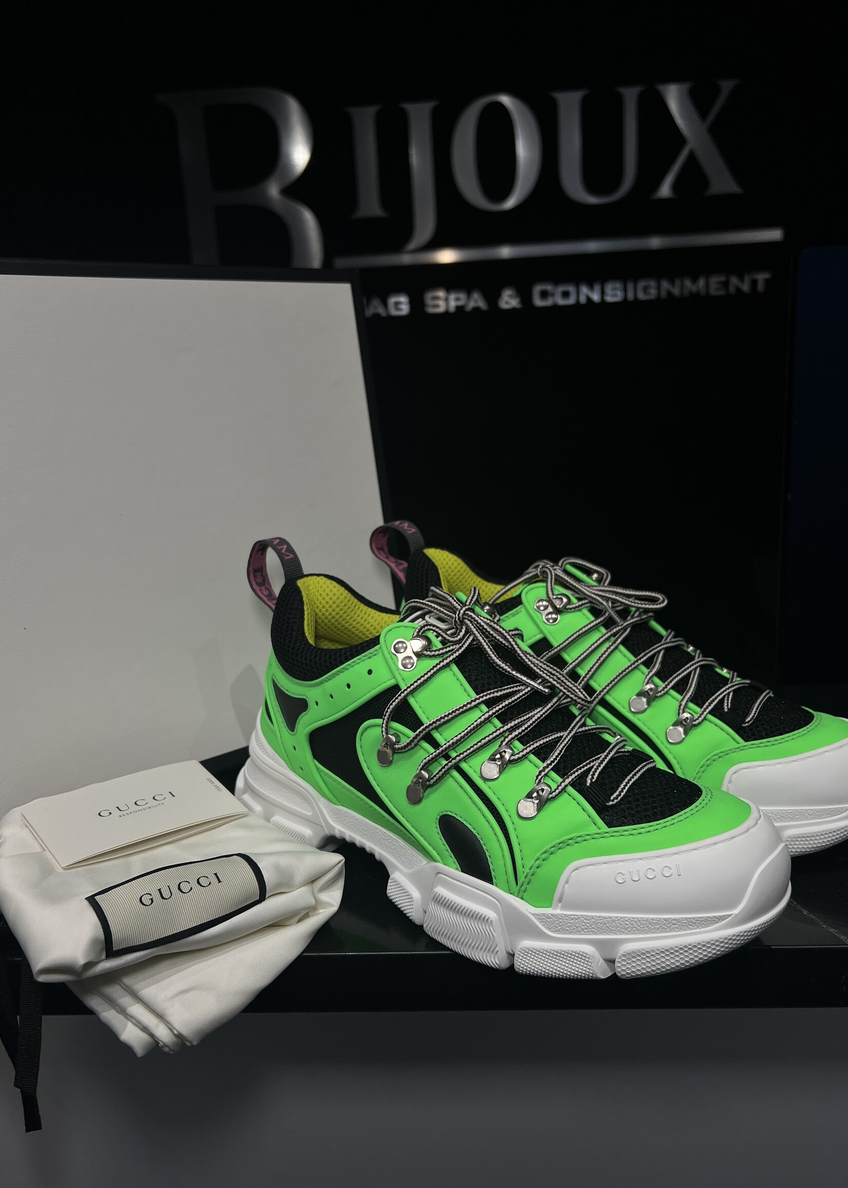 Gucci Gucci Green Flashtrek -8