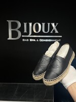 Chanel Chanel Black Espradilles 36