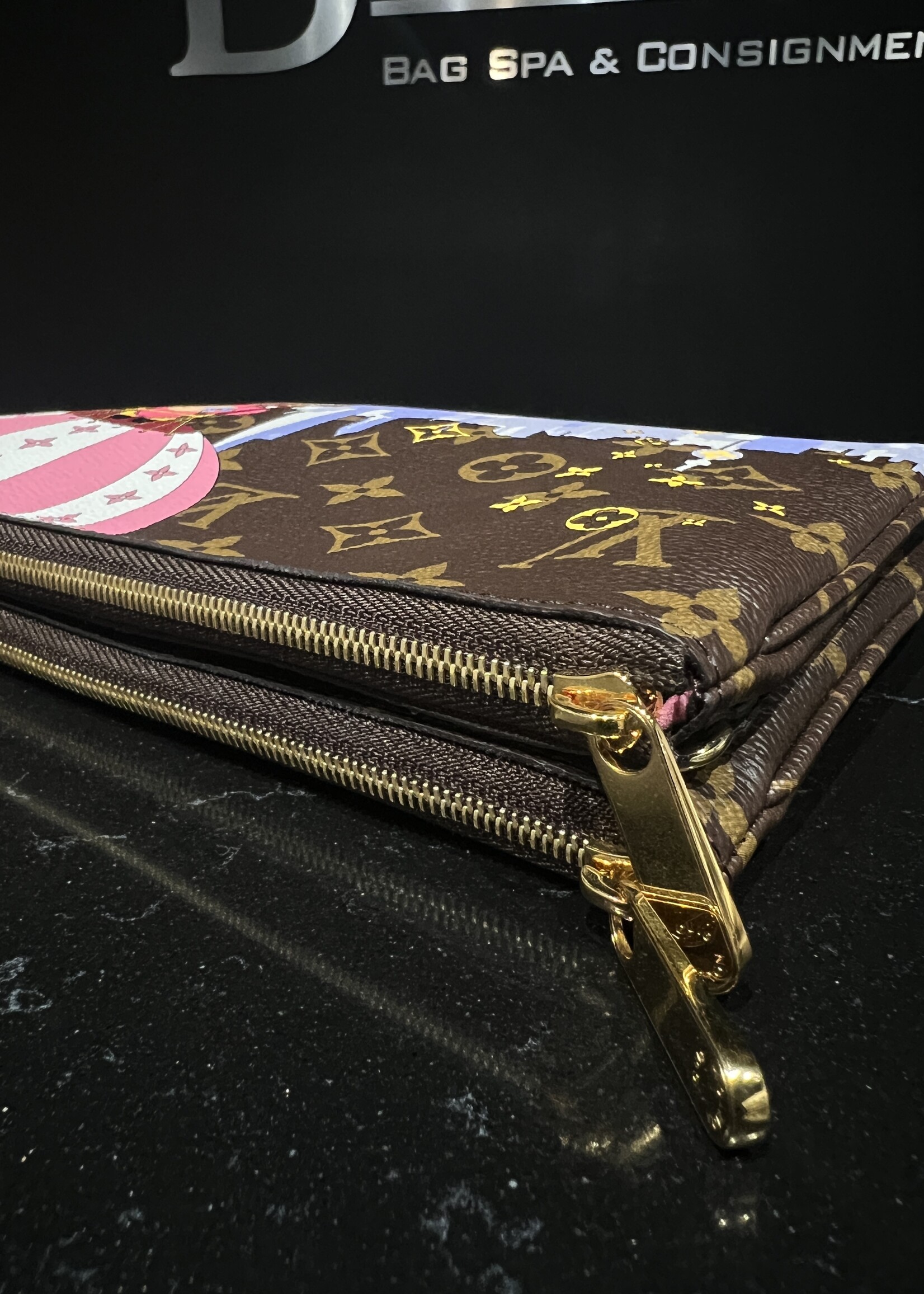 Louis Vuitton SOLD - Louis Vuitton Christmas Zip Pochette 2019