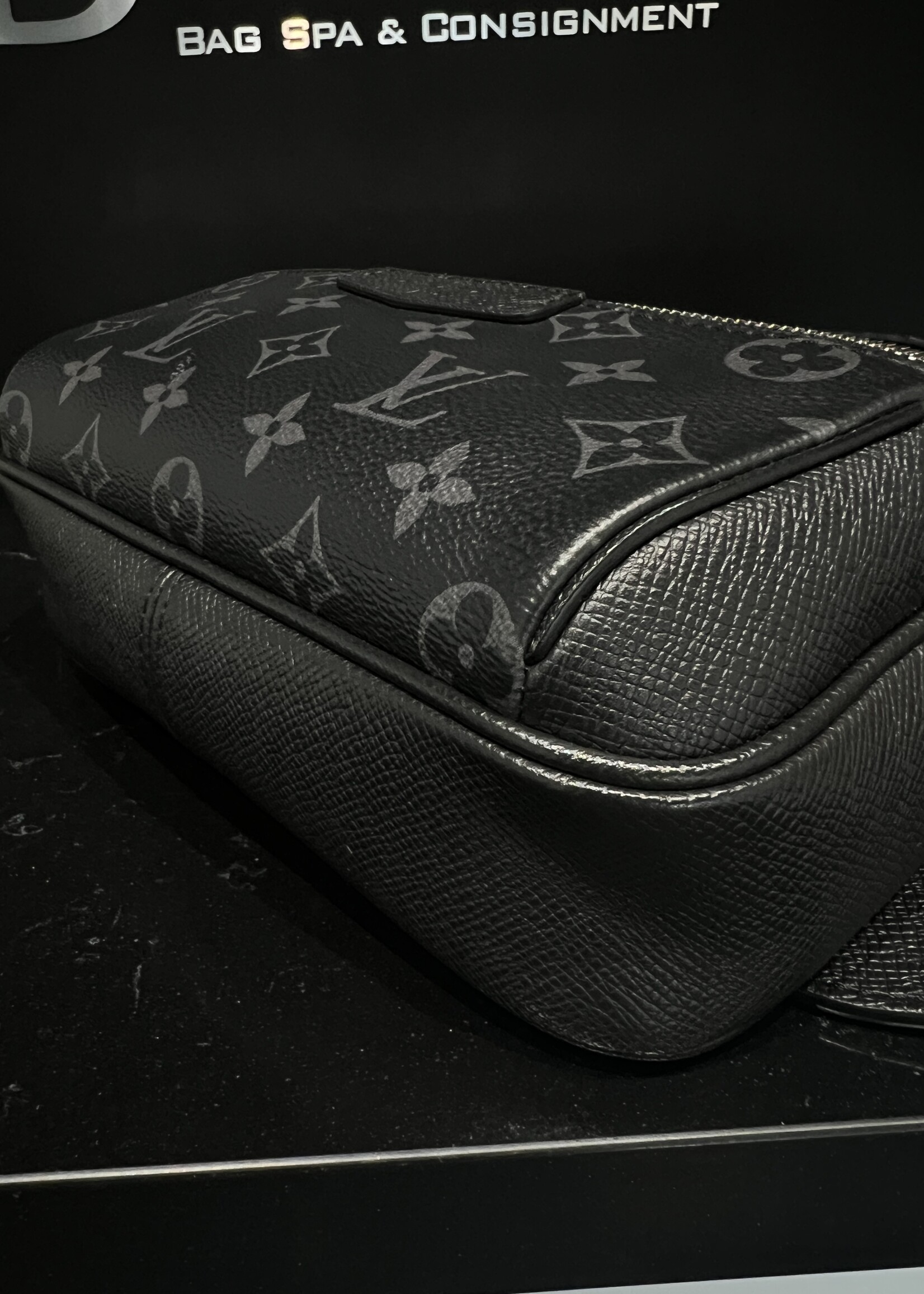 Louis Vuitton SOLD - Louis Vuitton Taiga Monogram Eclipse Belt Bag