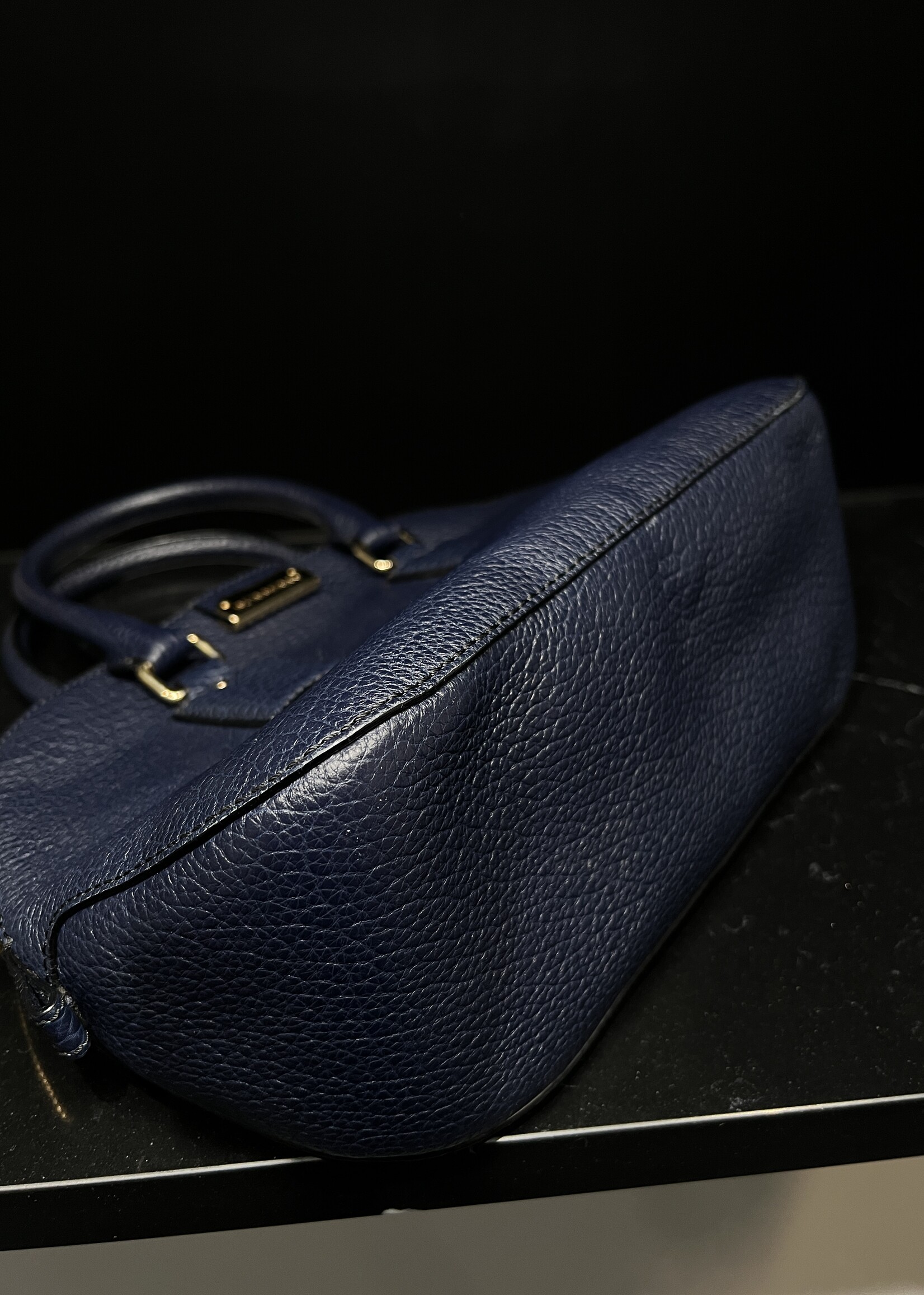 Burberry Burberry Navy Orchard Satchel Small Bag