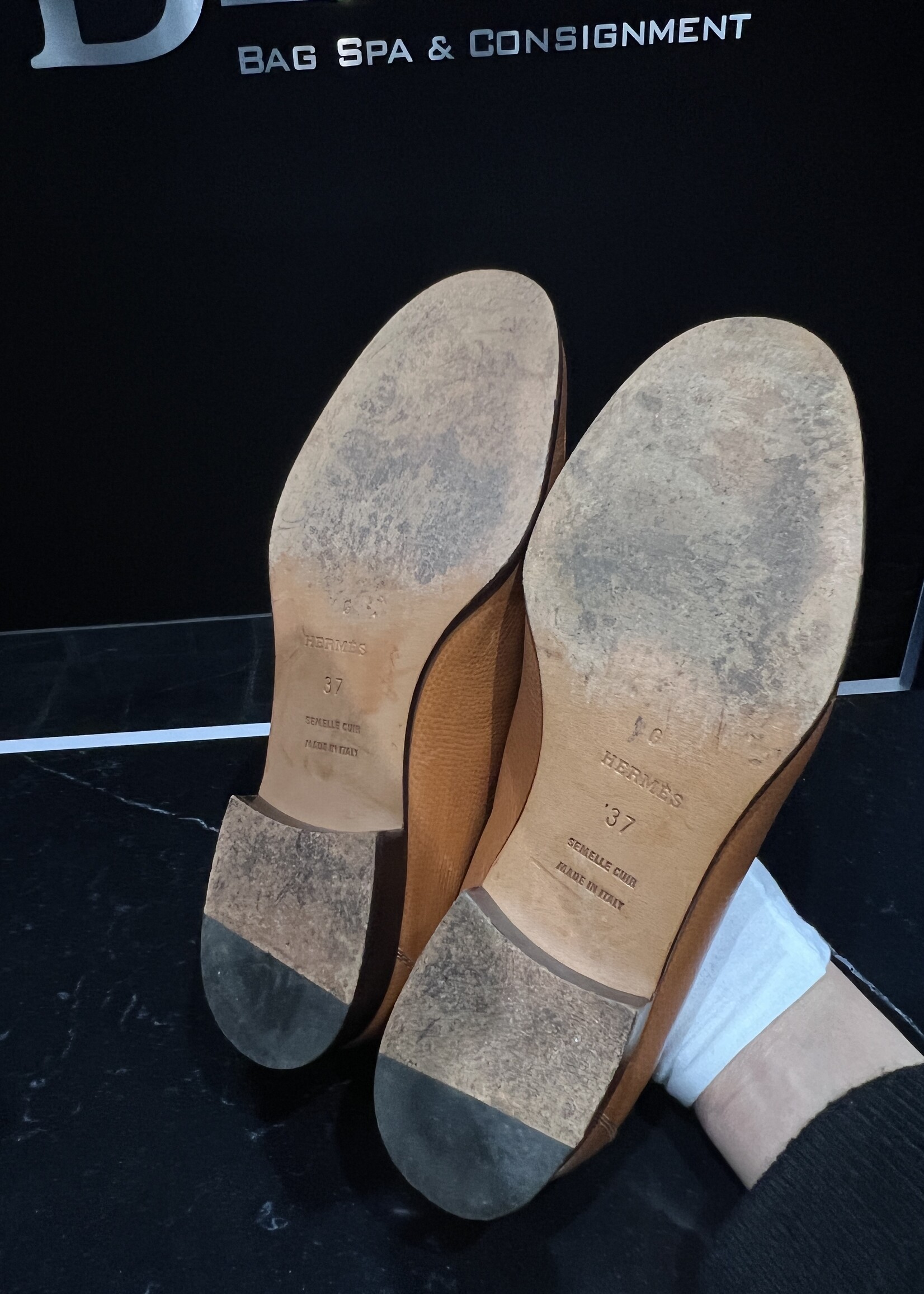 Hermes Hermes Loafers- 37