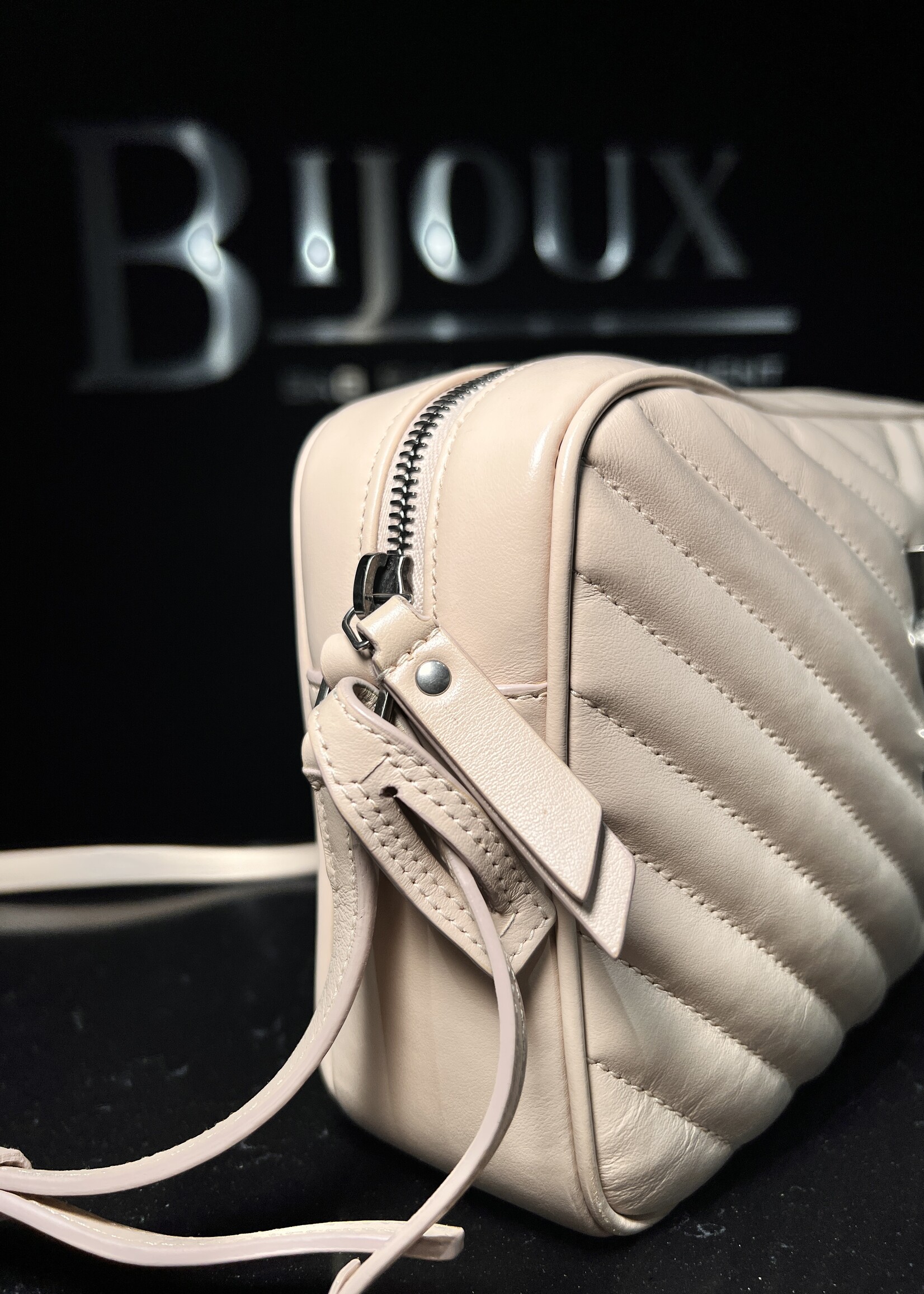 Saint Laurent Saint Laurent Calfskin Matelasse Lou Camera Bag