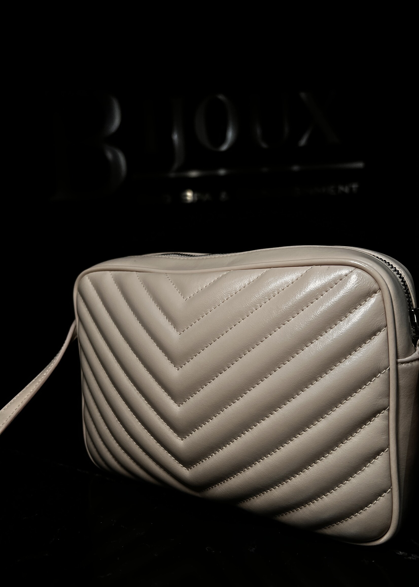 Saint Laurent Saint Laurent Calfskin Matelasse Lou Camera Bag