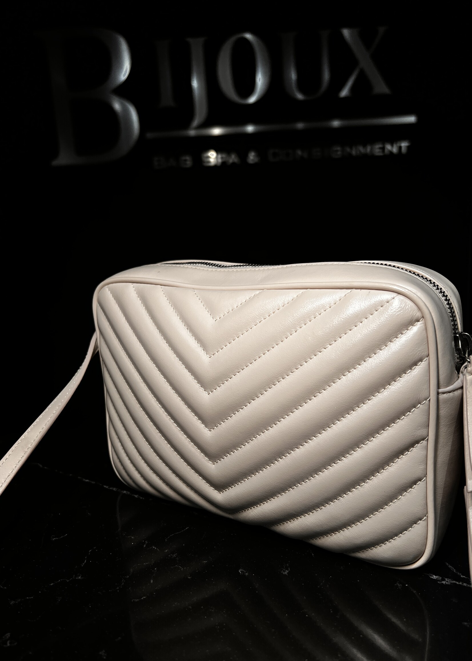 Saint Laurent Saint Laurent Calfskin Matelasse Lou Camera Bag